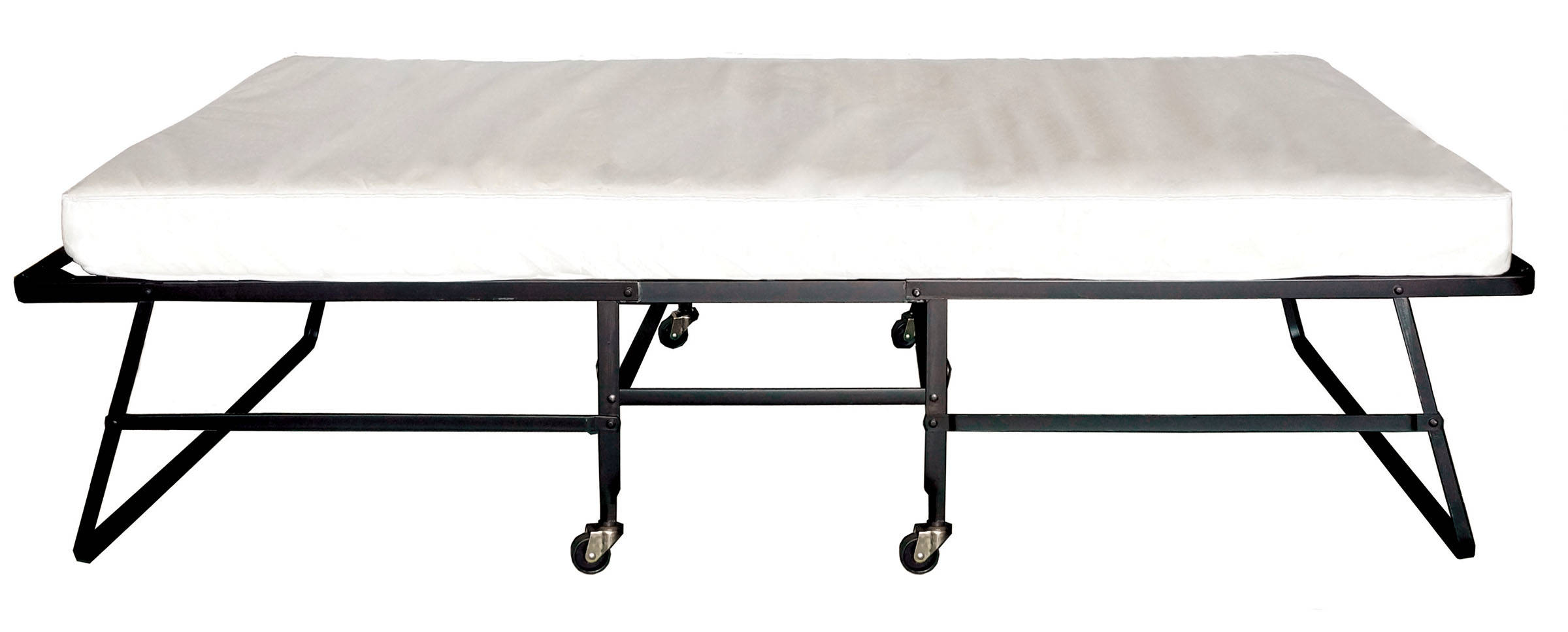 Furniture of America Framos Rollaway Bed with 48 Inch Mattress