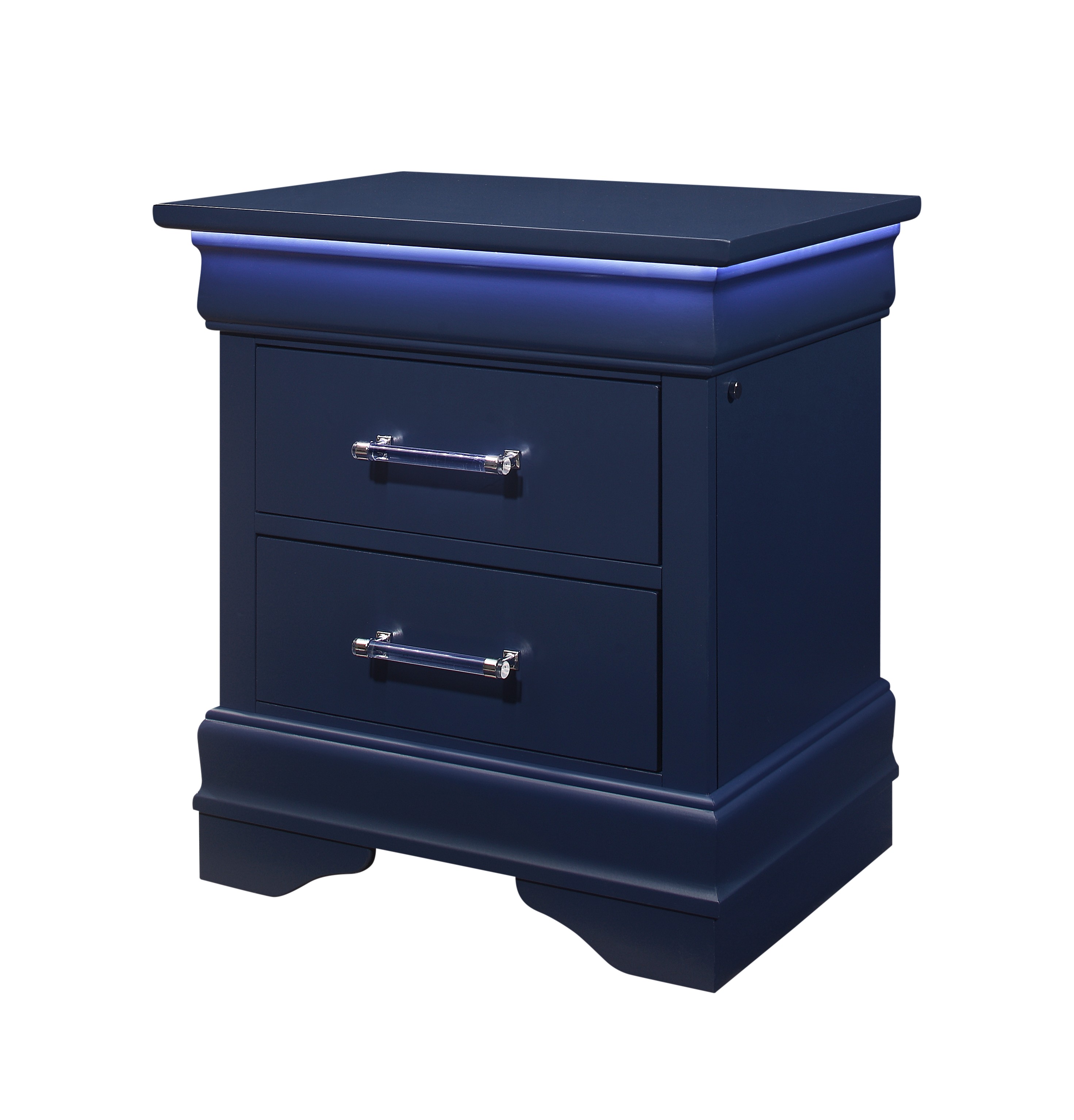 CHARLIE BLUE NIGHTSTAND WITH LED