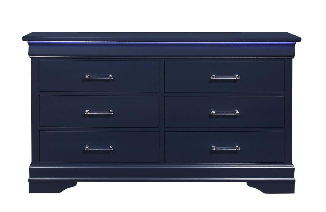 CHARLIE BLUE DRESSER WITH LED