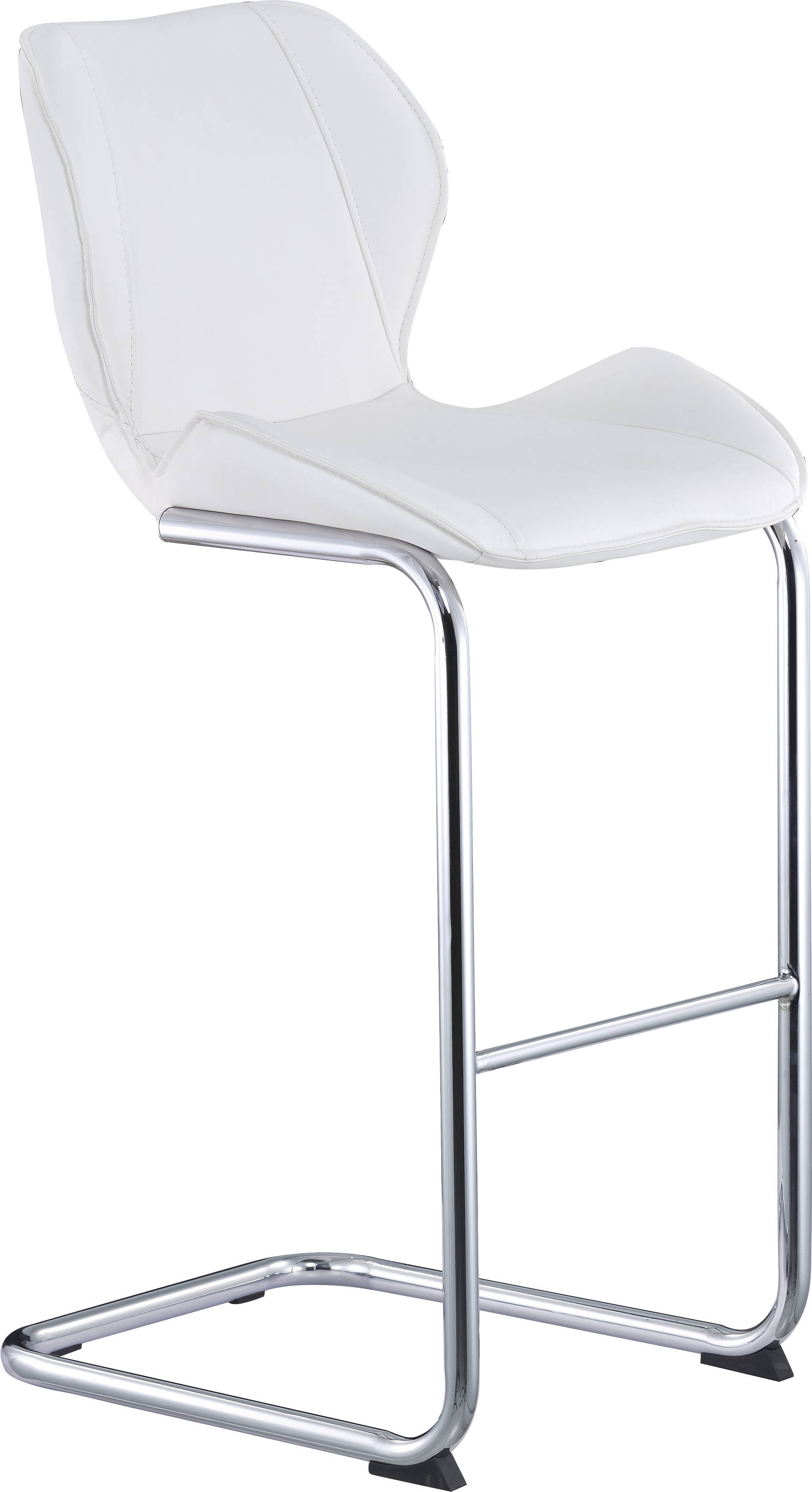 D1446 WHITE BAR STOOL