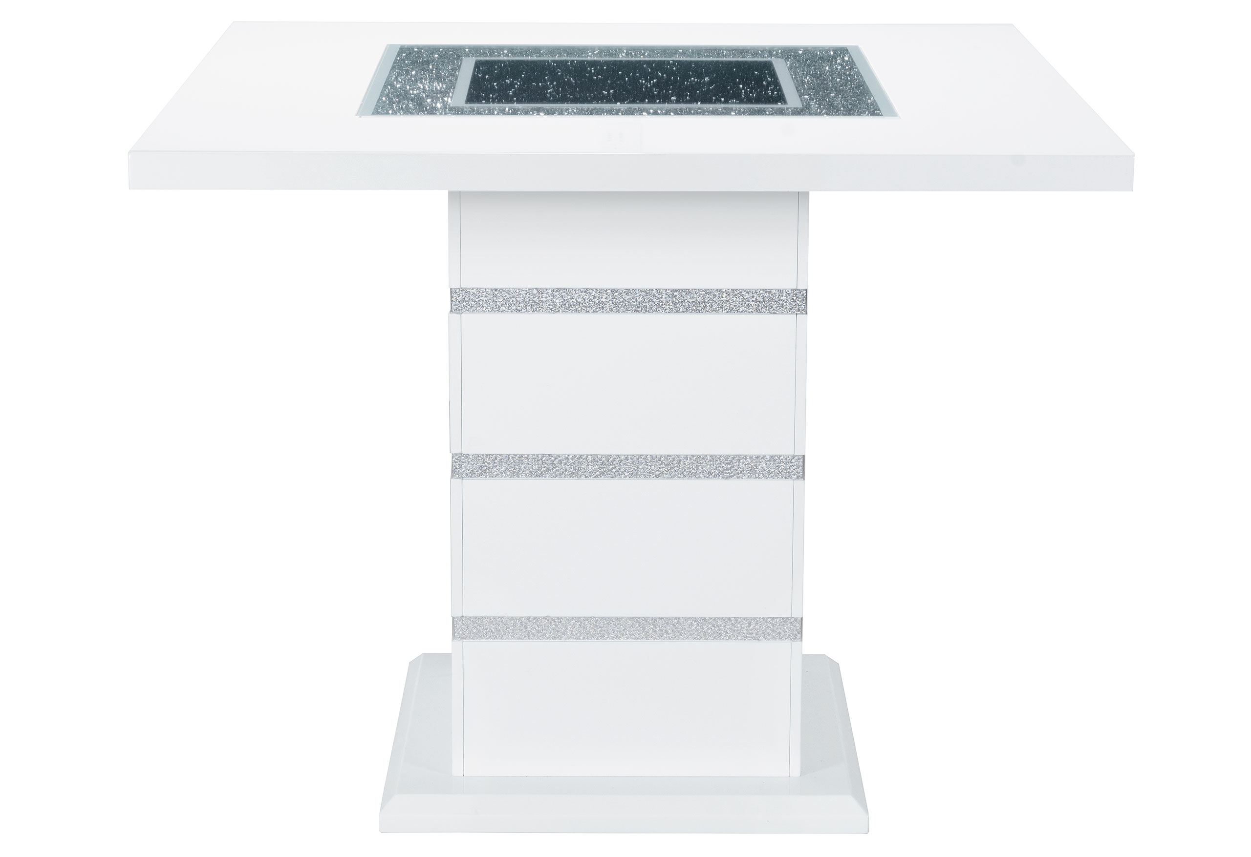 Global Furniture Monaco White Square Bar Table