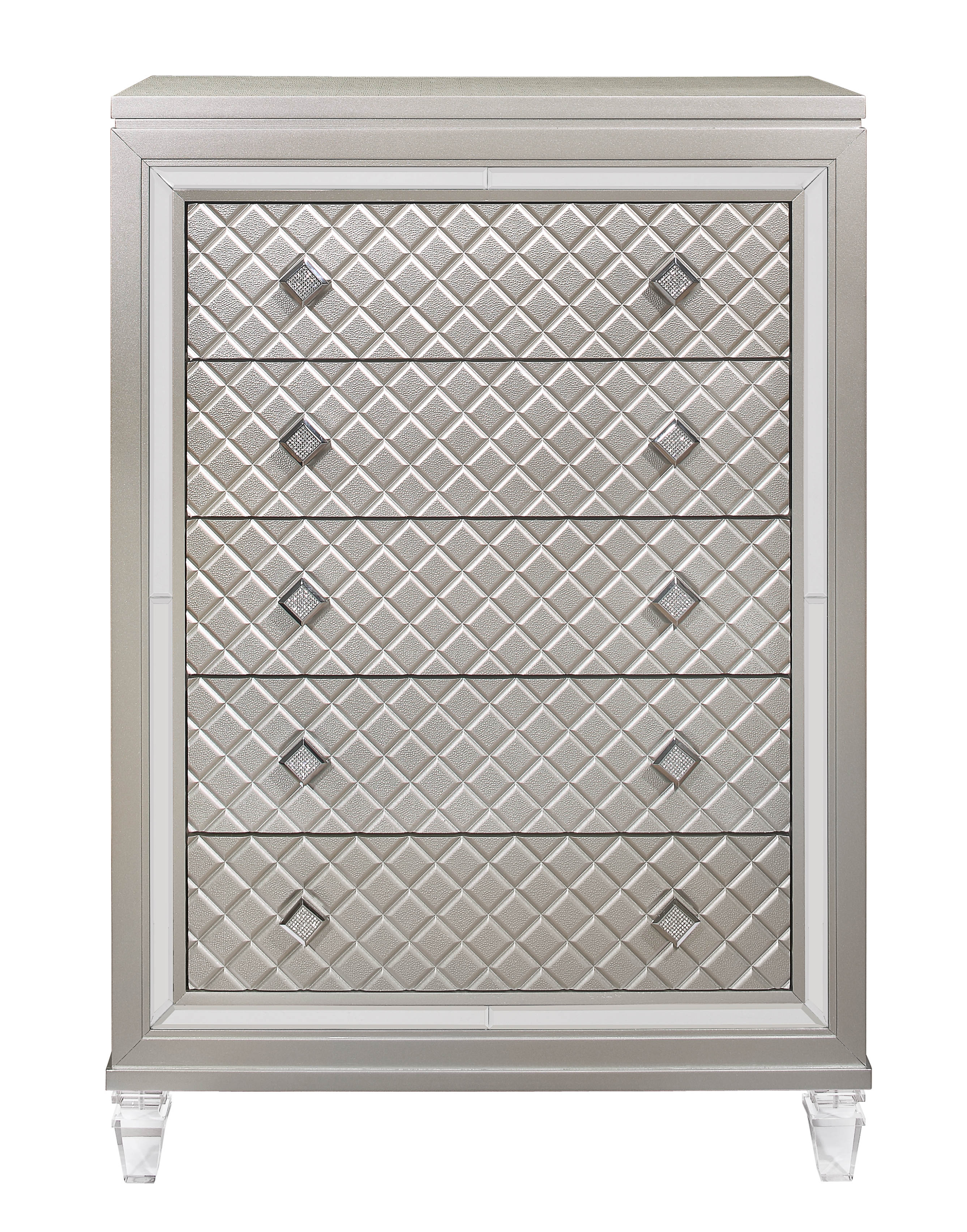 Global Furniture Paris Champagne Drawer Chest