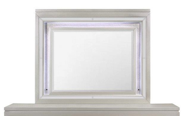 Global Furniture Paris Champagne Mirror with LED Light