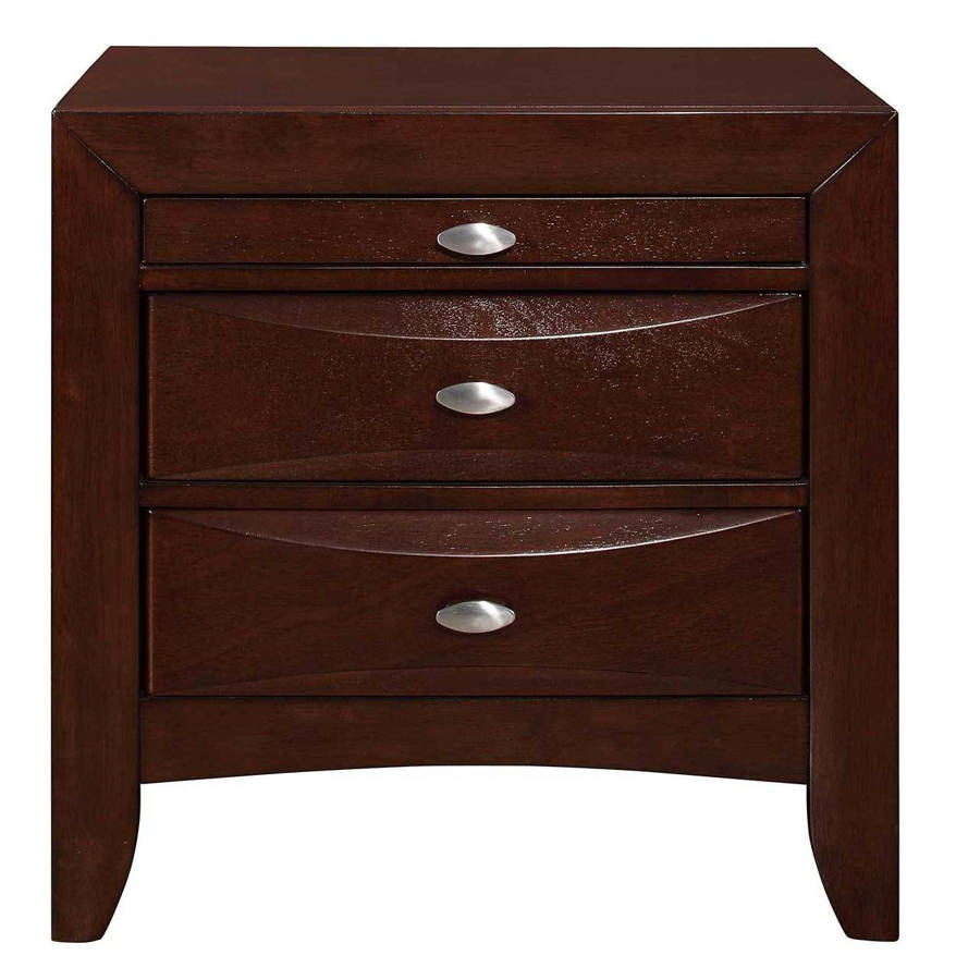 Global Furniture Linda Merlot Night Stand