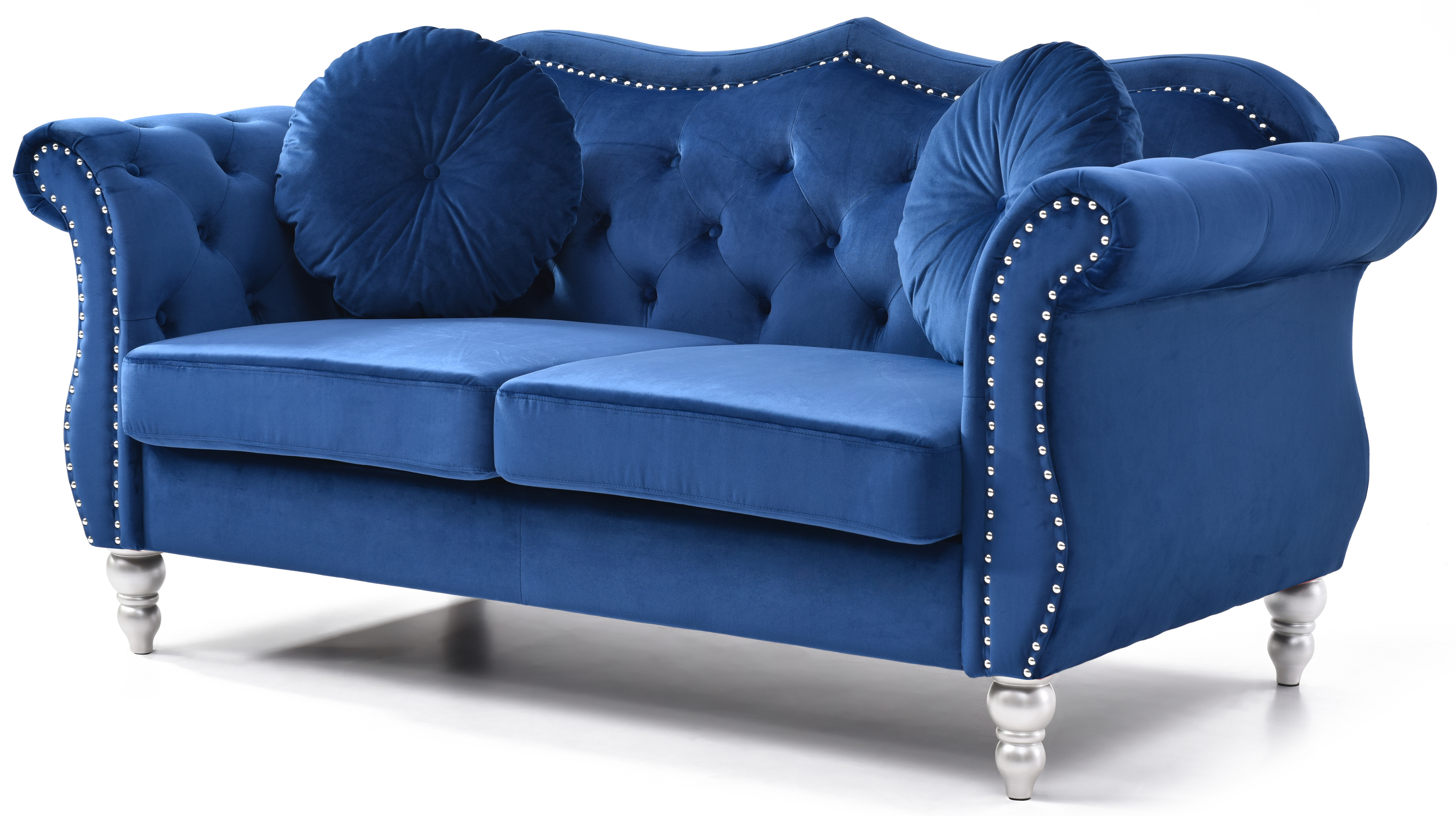 Glory Furniture Hollywood G0661A-L Navy Blue Loveseat
