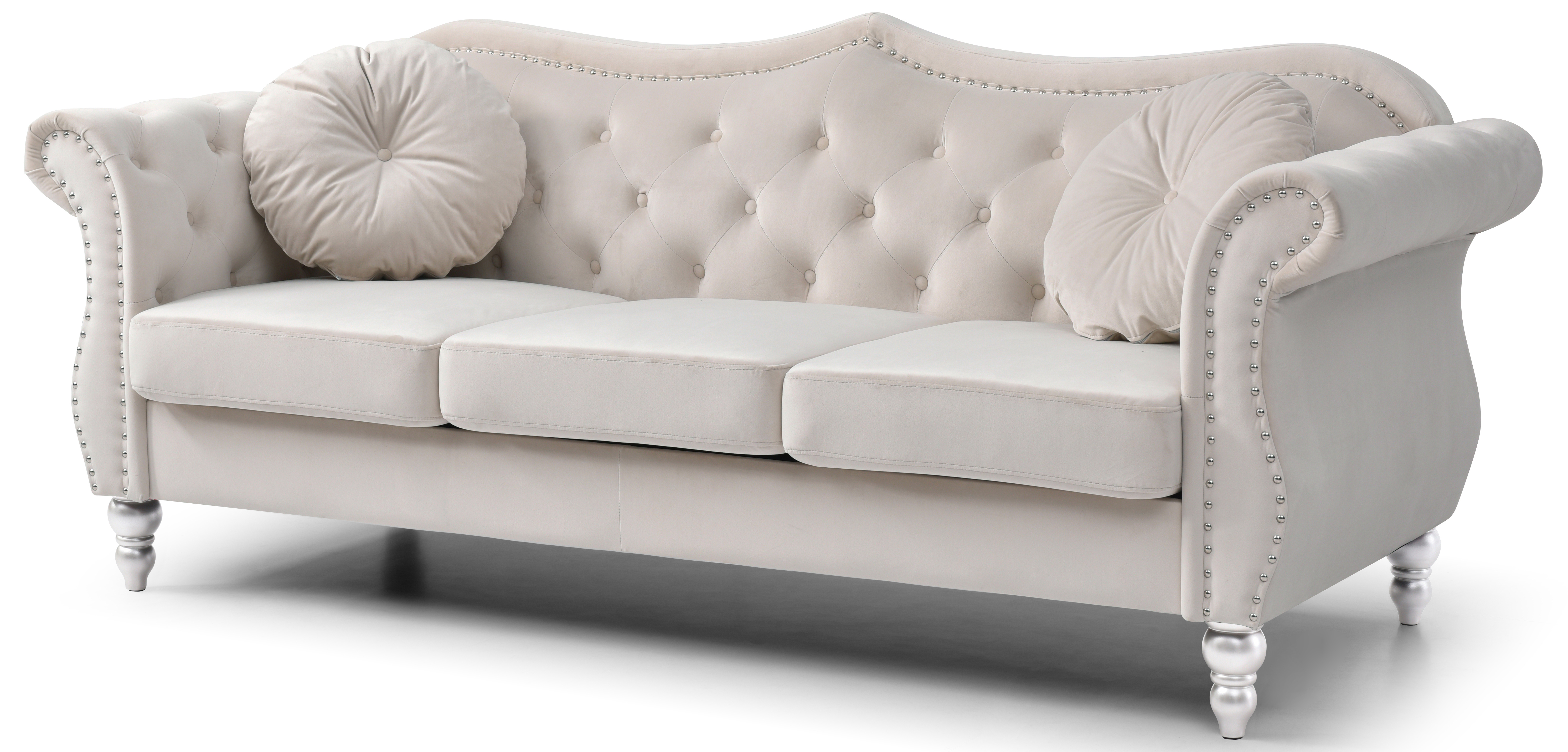 Glory Furniture Hollywood G0667A-S Ivory Transitional Sofa