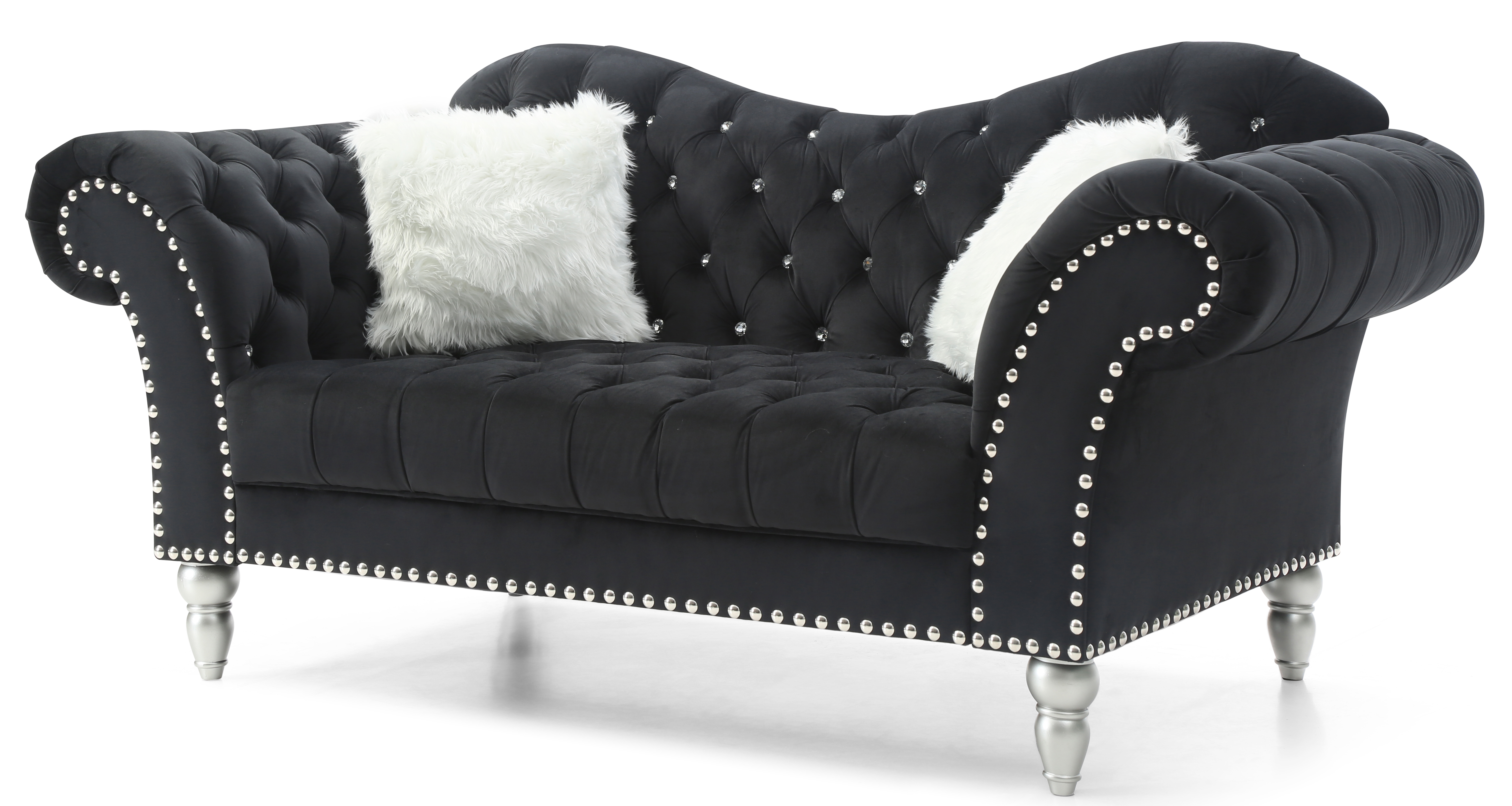 Glory Furniture G0952A-L Black Loveseat