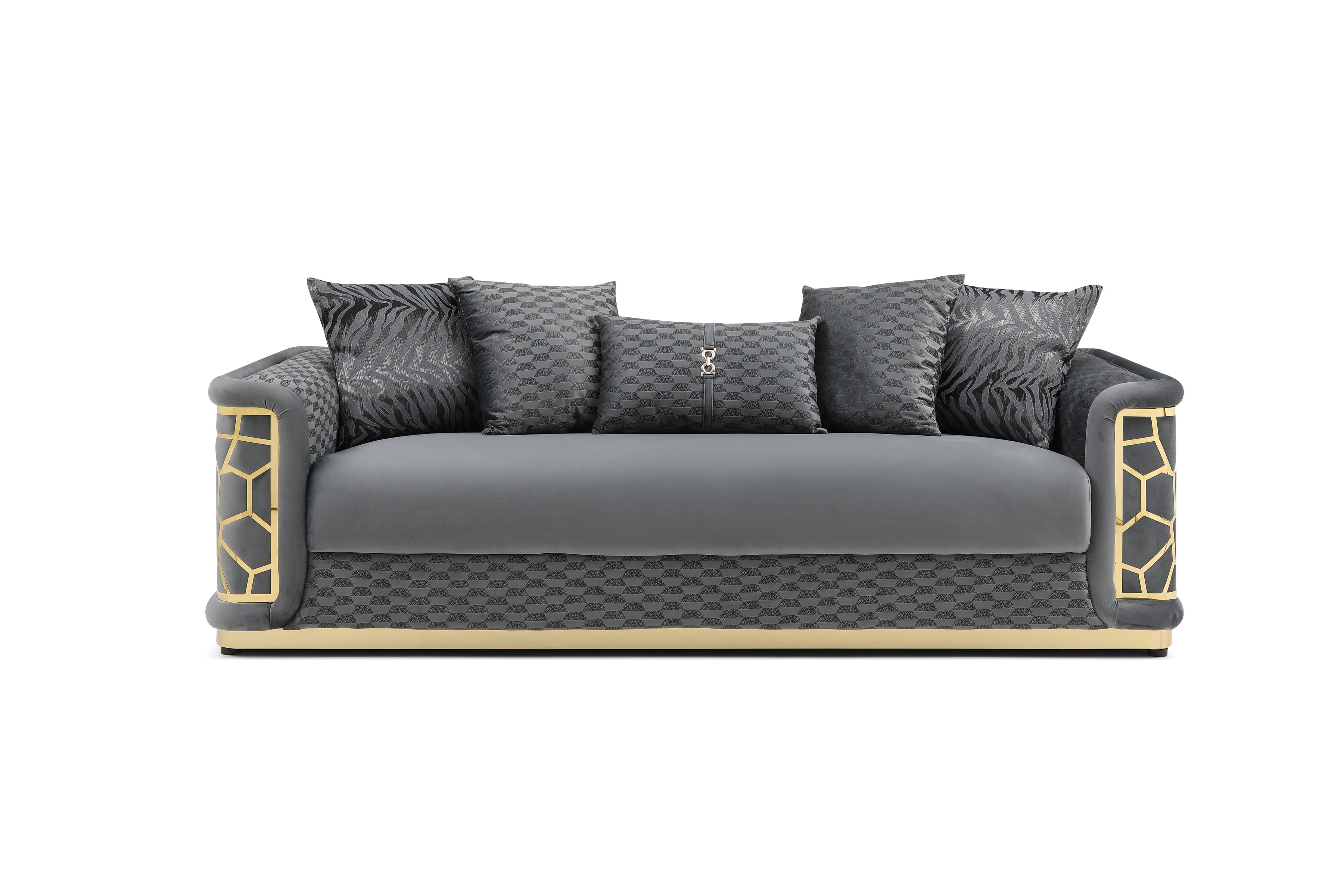 Glory Furniture Talia Dark Gray Sofa