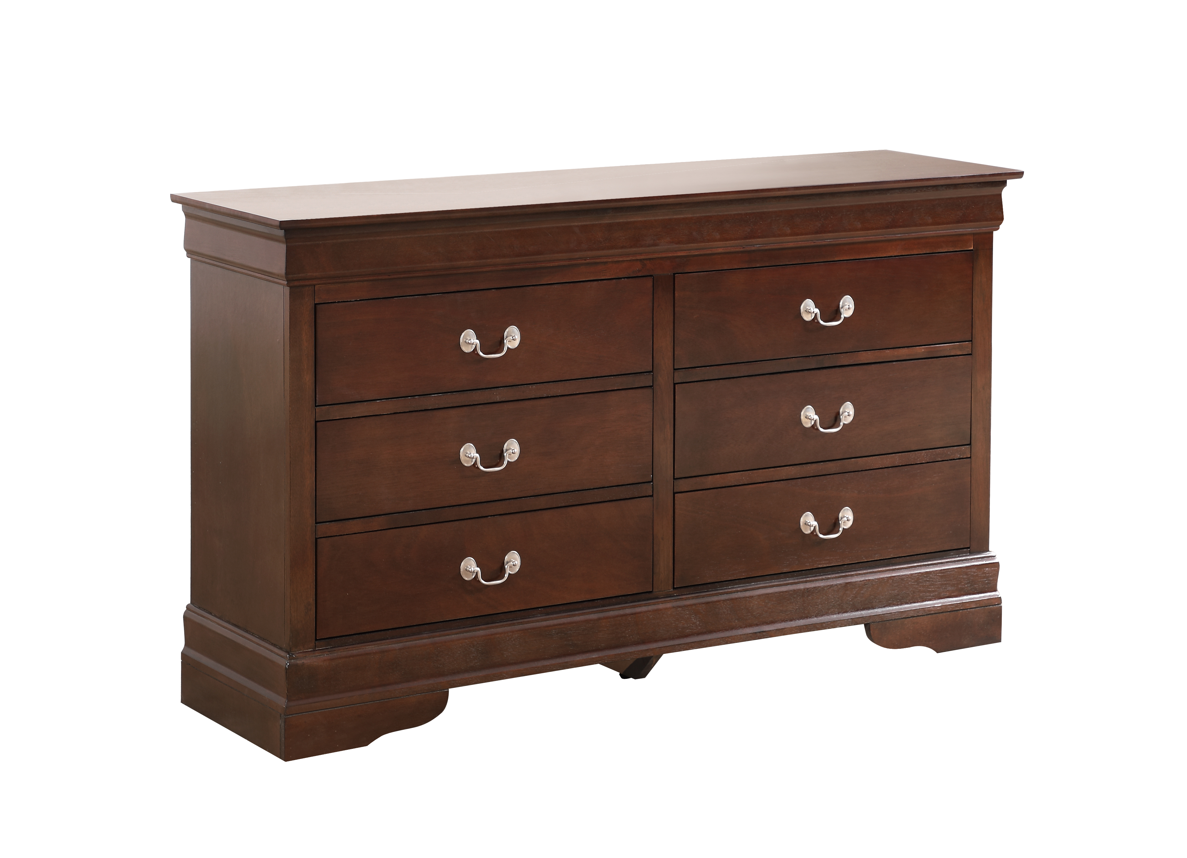 Glory Furniture Louis Phillipe Cappuccino Solid Wood Dresser GLRY-G2125-D Glory Furniture Louis Phillipe Cappuccino Solid Wood Dresser GLRY-G2125-D