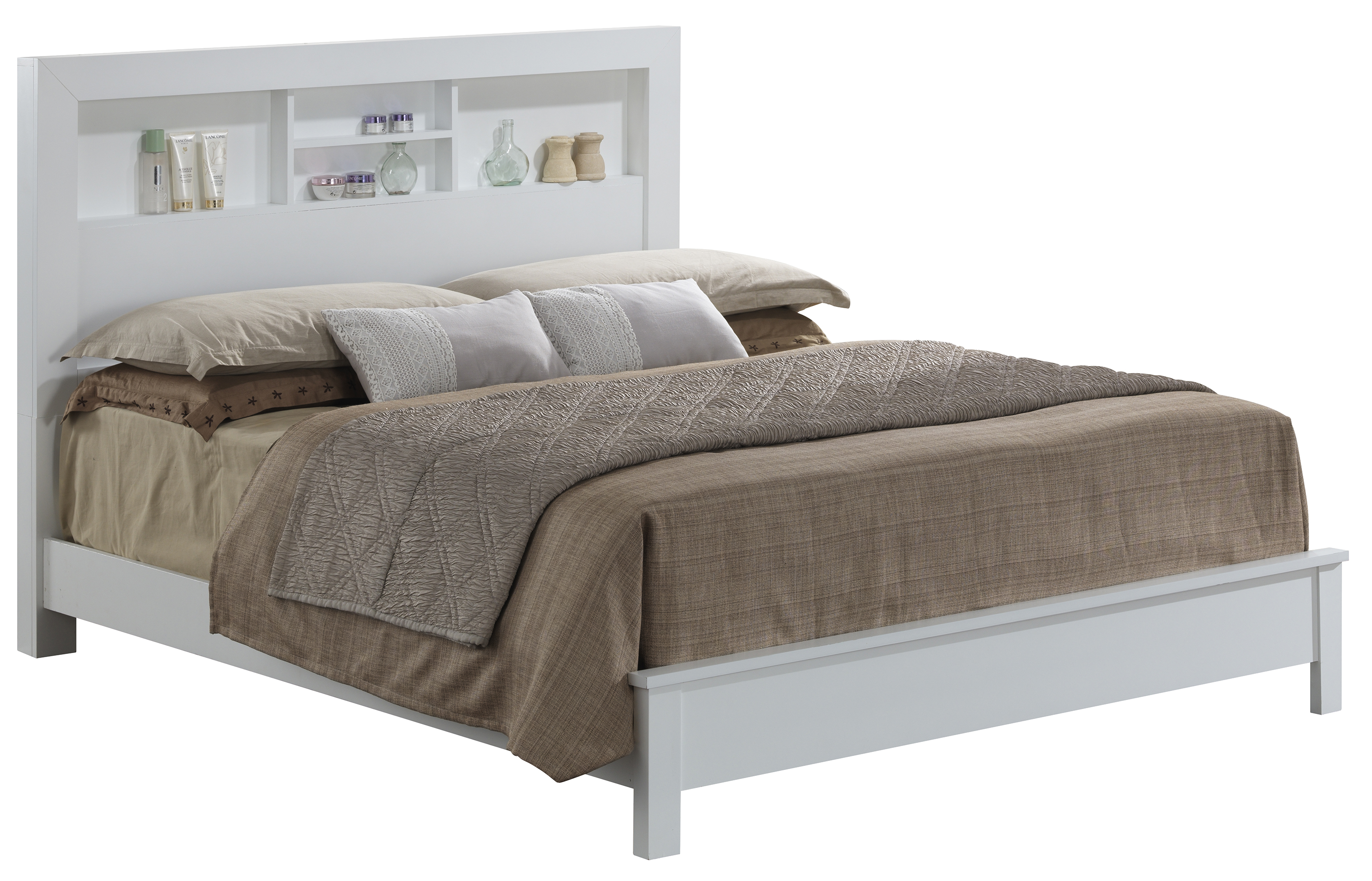Glory Furniture Burlington White Queen Bed