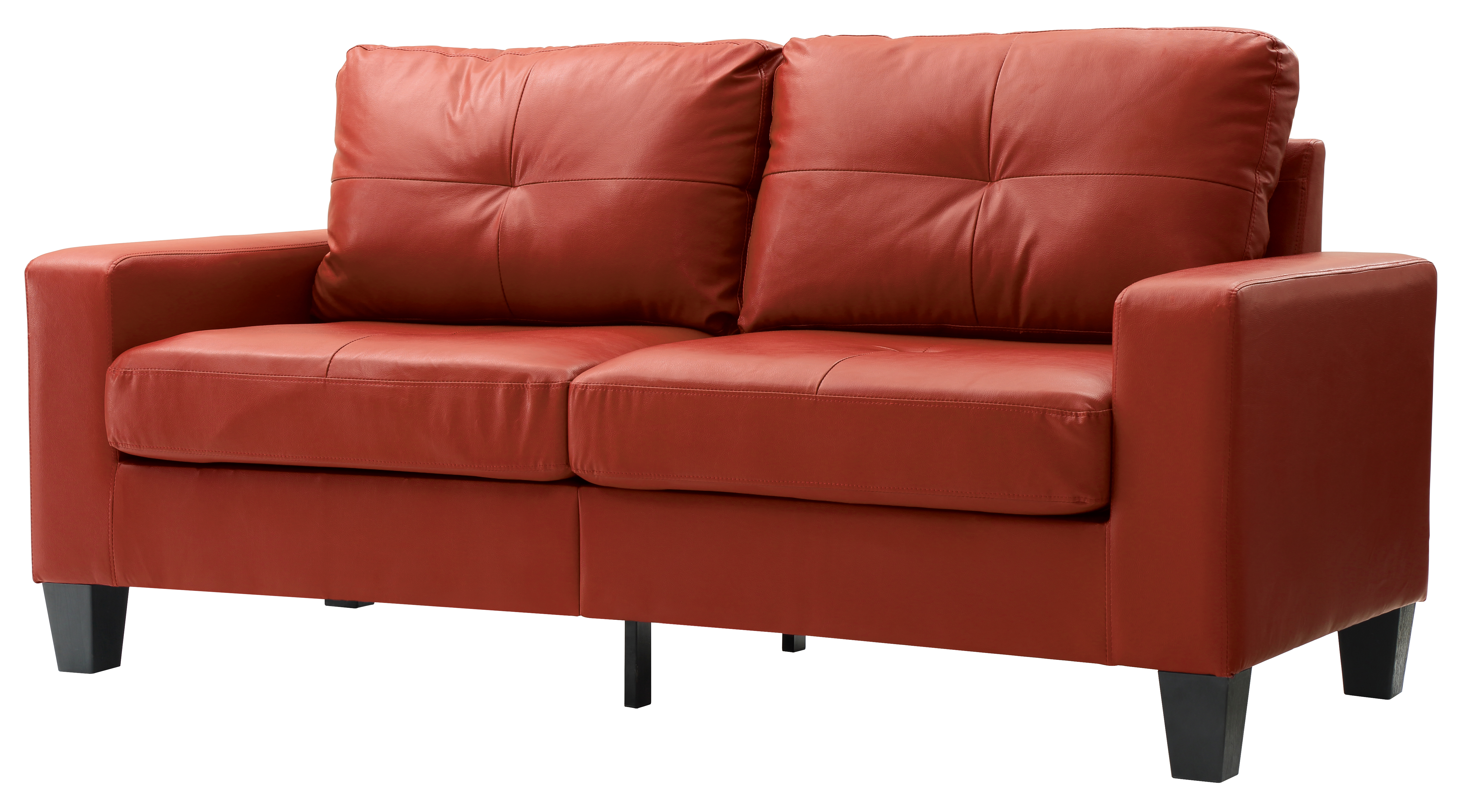 Elite Space Living Swansea Modular Sofa in Red Faux Leather