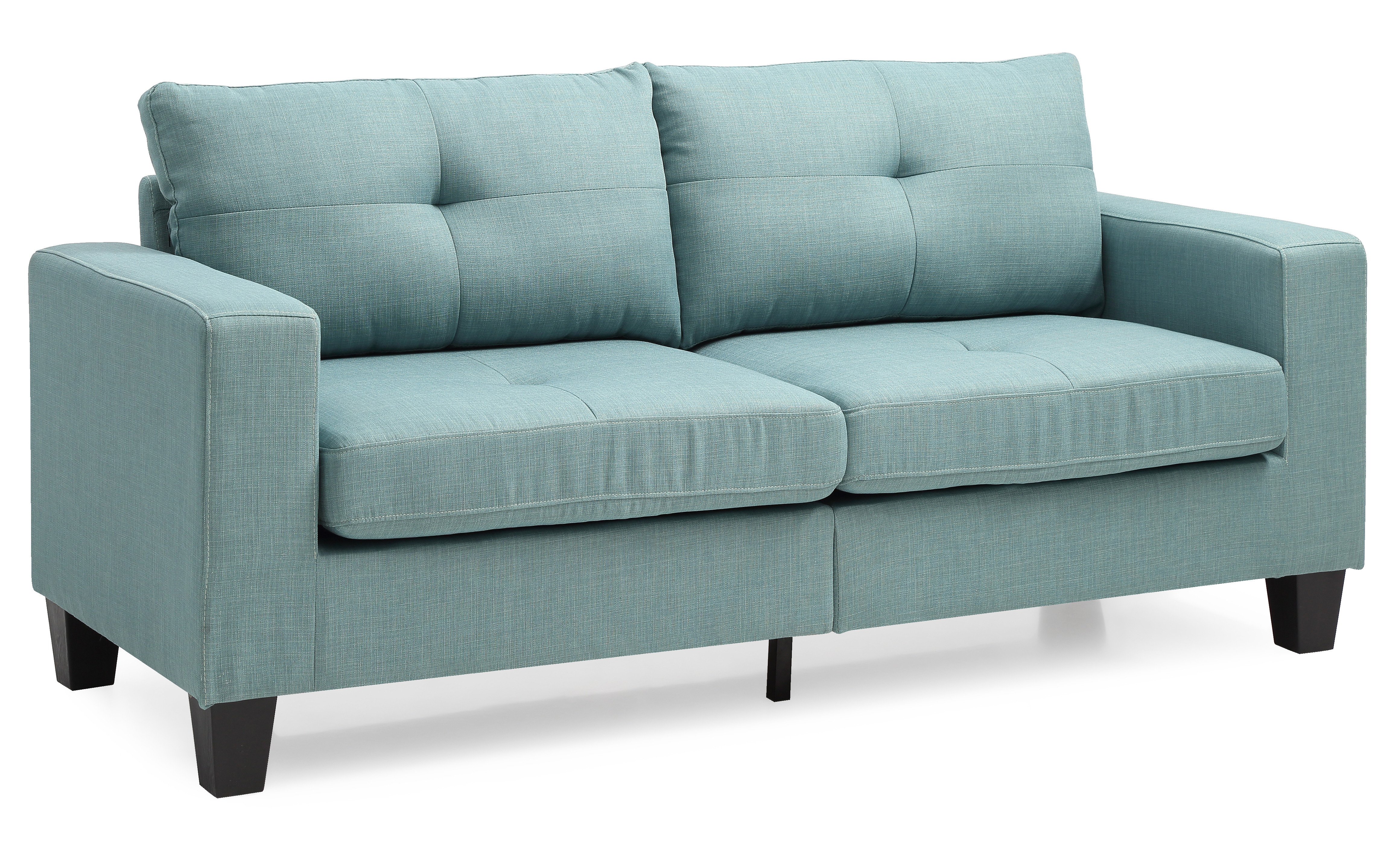 Elite Space Living Swansea Modular Teal Fabric Sofa