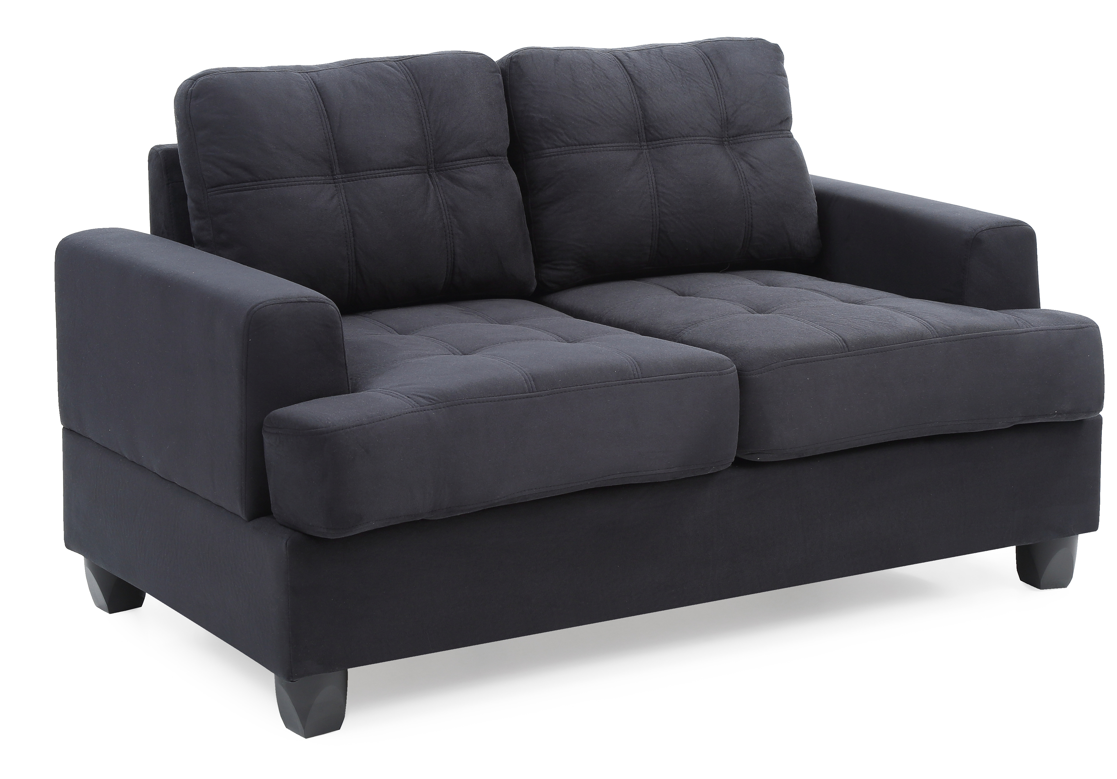 Glory Furniture G515A-L Black Loveseat