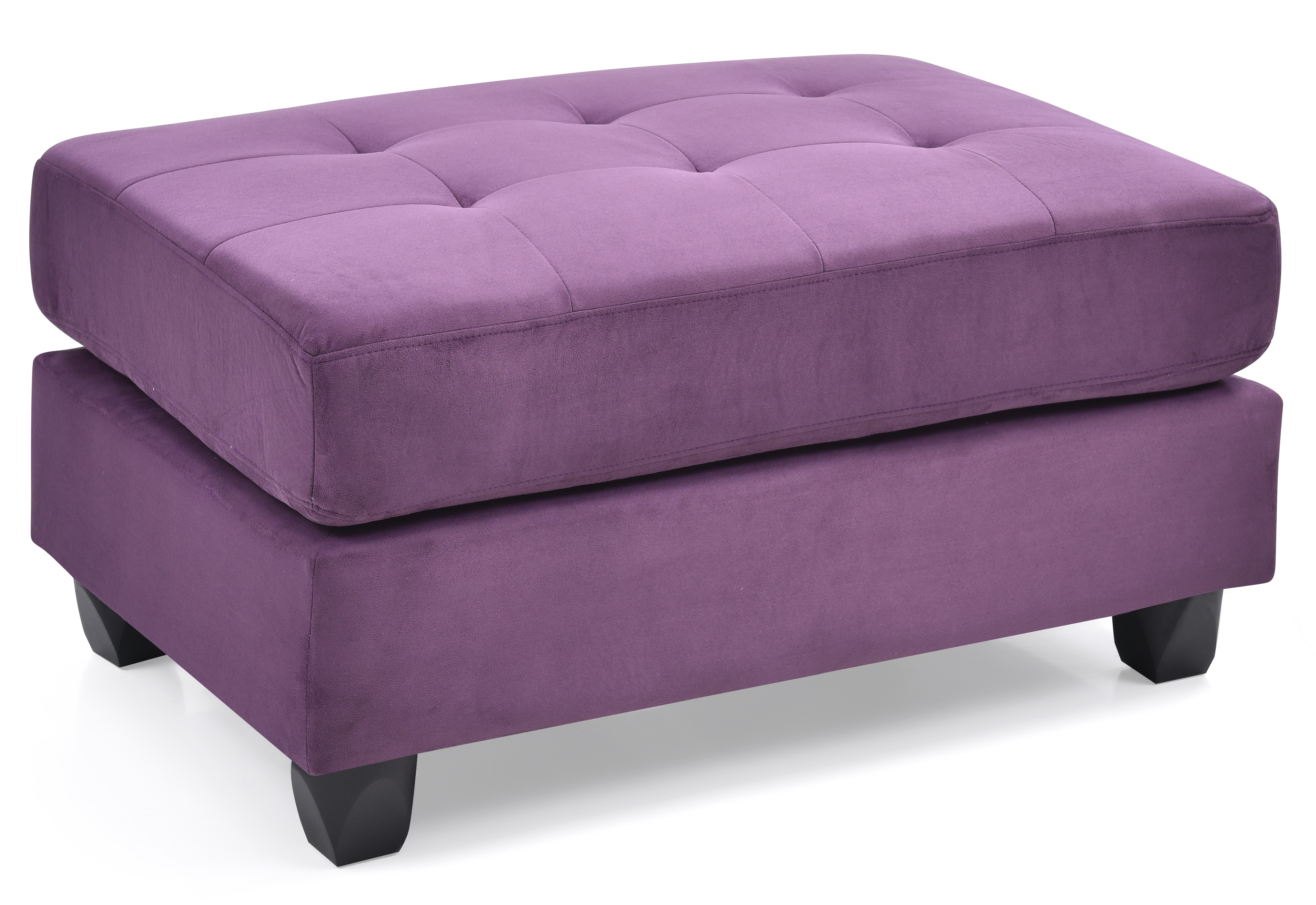 Glory Furniture G637-O Purple Ottoman
