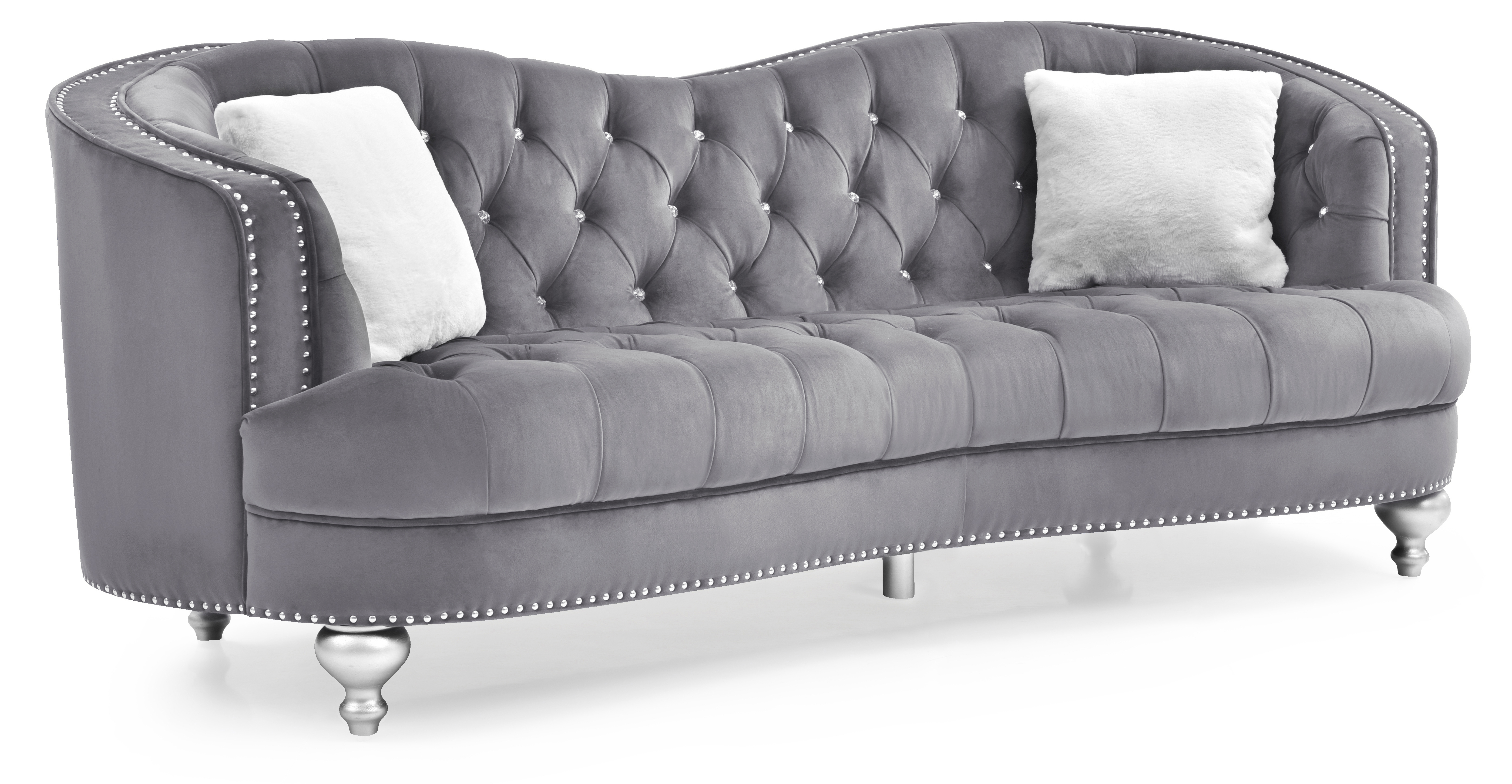 Glory Furniture Jewel G755-S Gray Sofa
