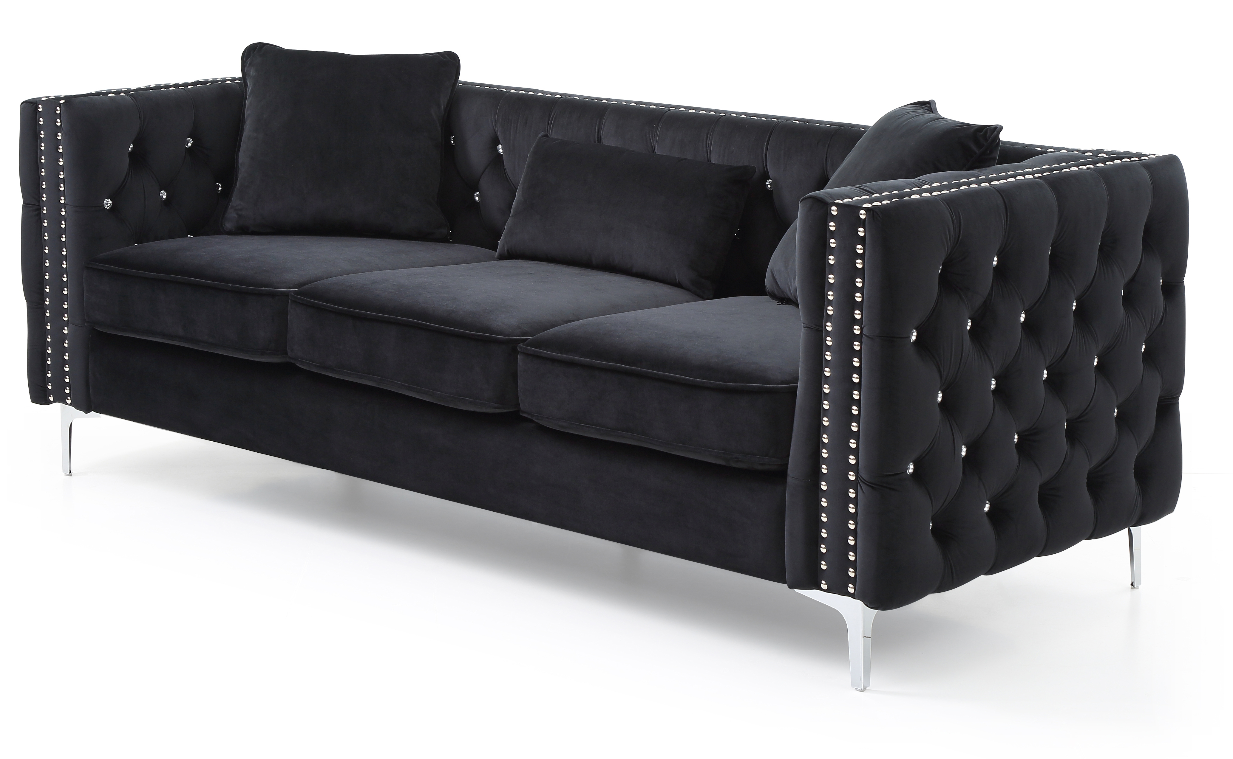 Glory Furniture G828A-S Black Sofa