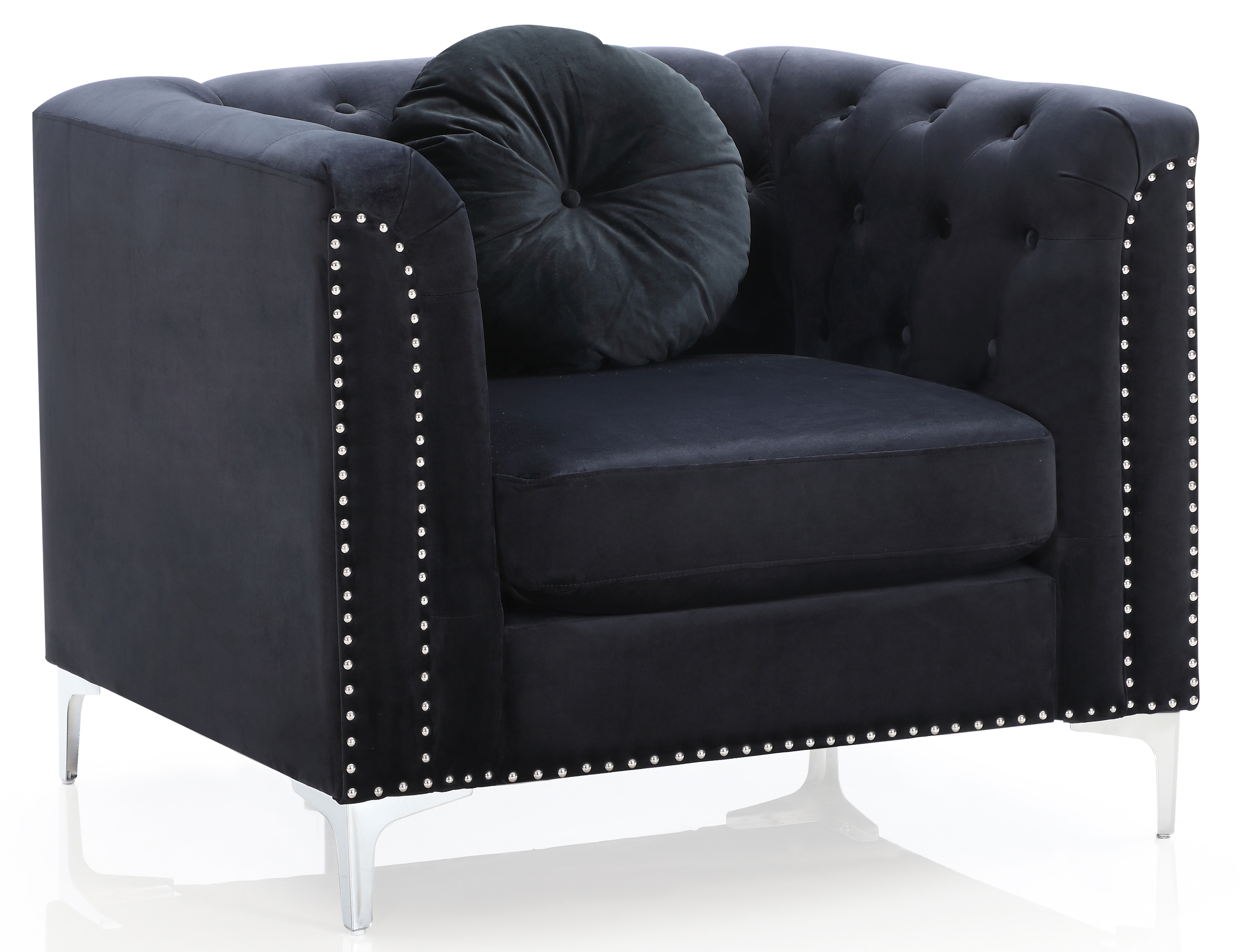 Glory Furniture Pompano G893A-C Black Chair