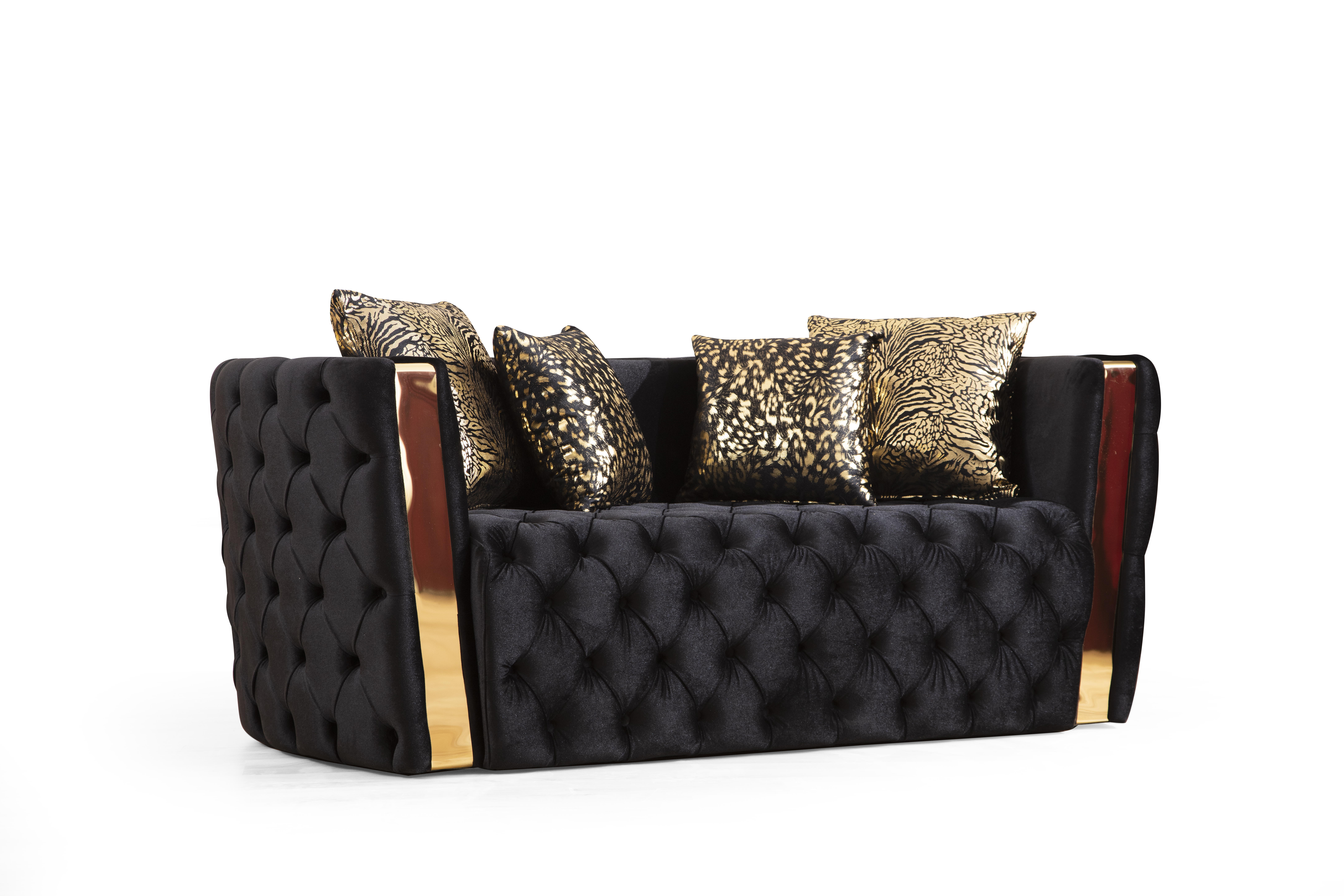 Naomi Loveseat Black