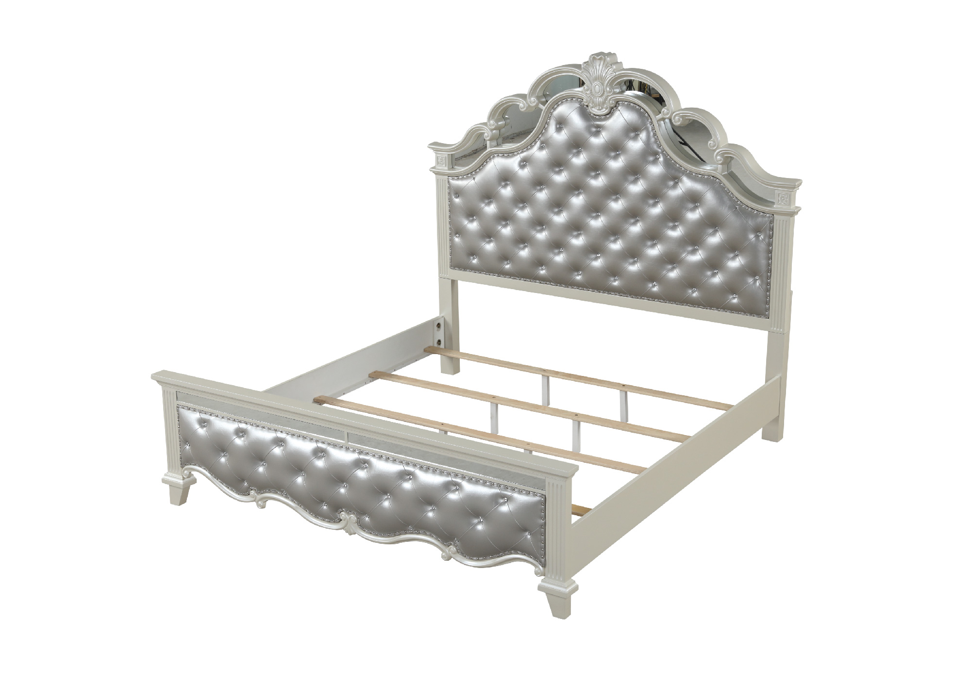 Milan Queen Bed Cream