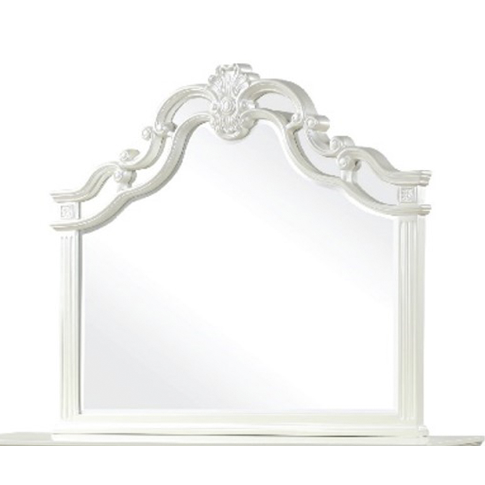 Milan Mirror White