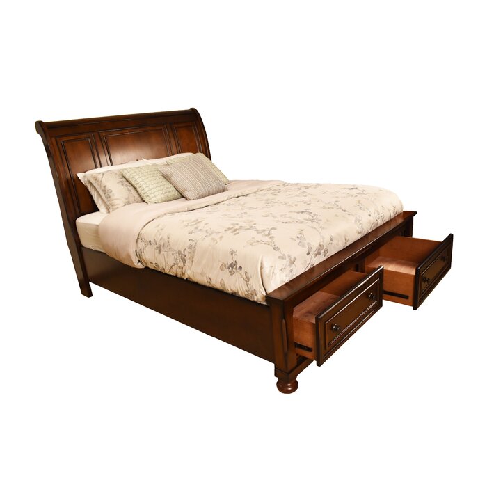 Baltimore Queen Bed Dark Walnut