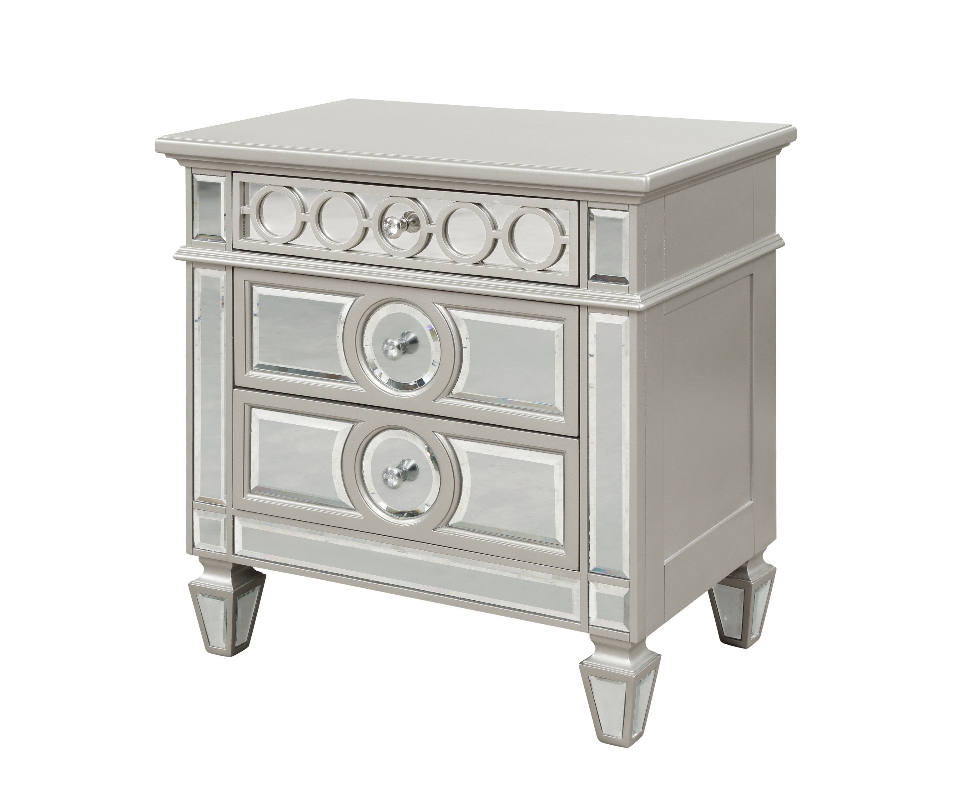 Symphony Nightstand Silver