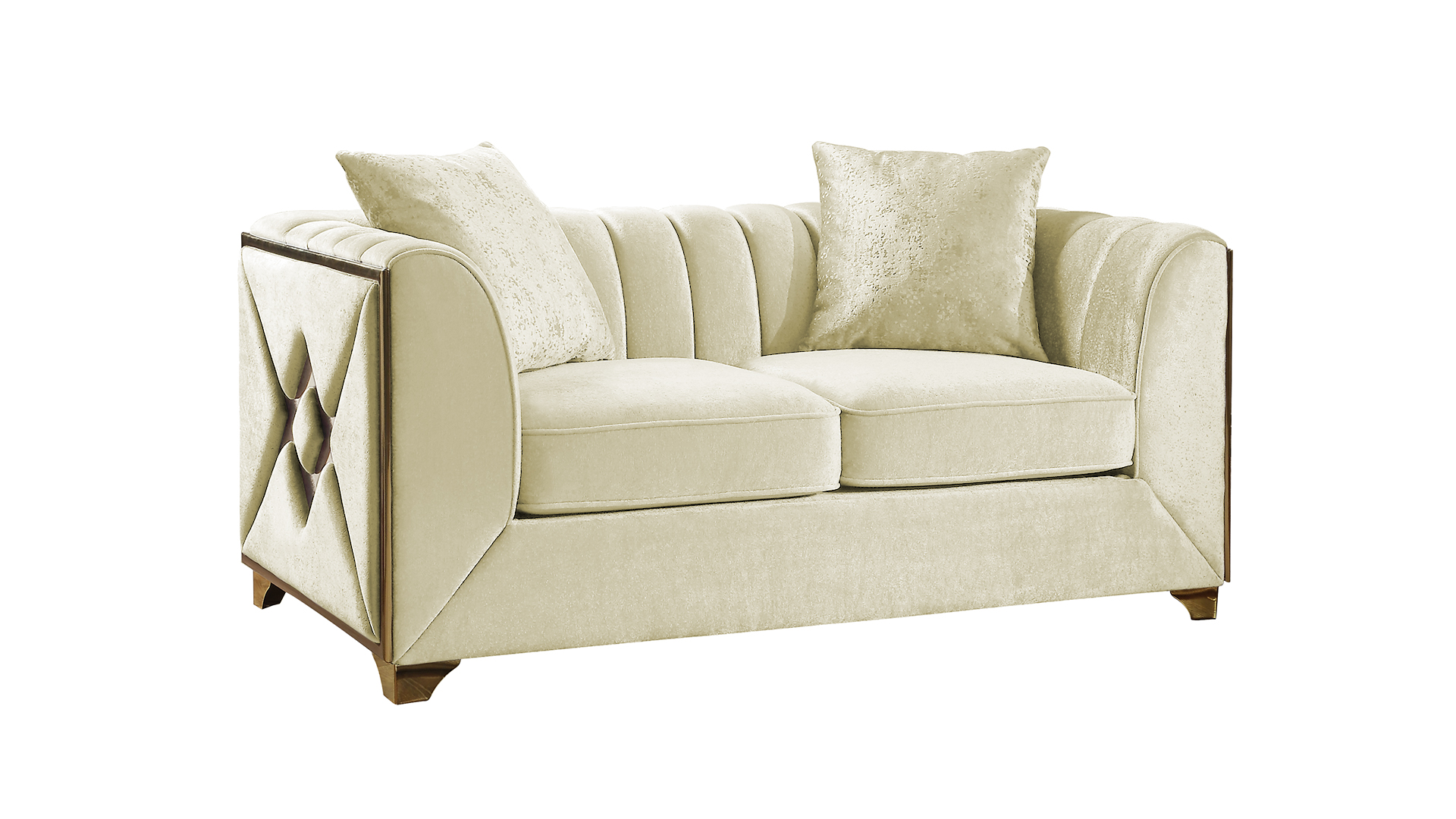 Velencia Loveseat Cream