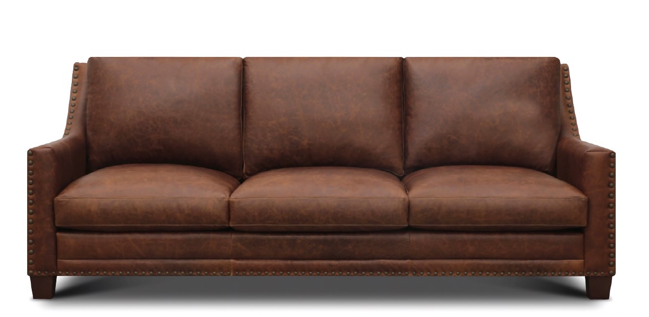 GTR Retreat Tan Leather Sofa