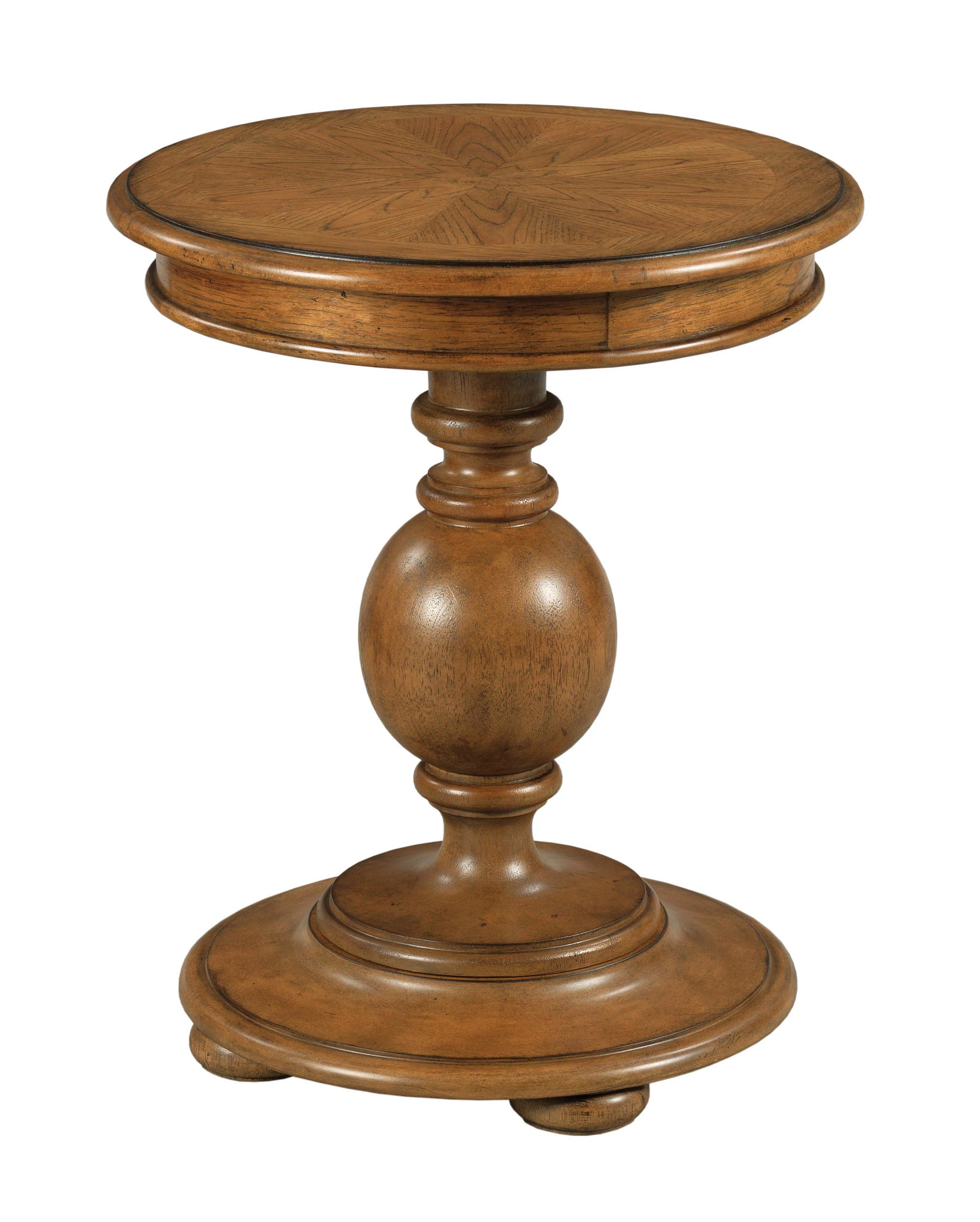 Hammary Berkshire Rich Honey Brown Pearson Round End Table