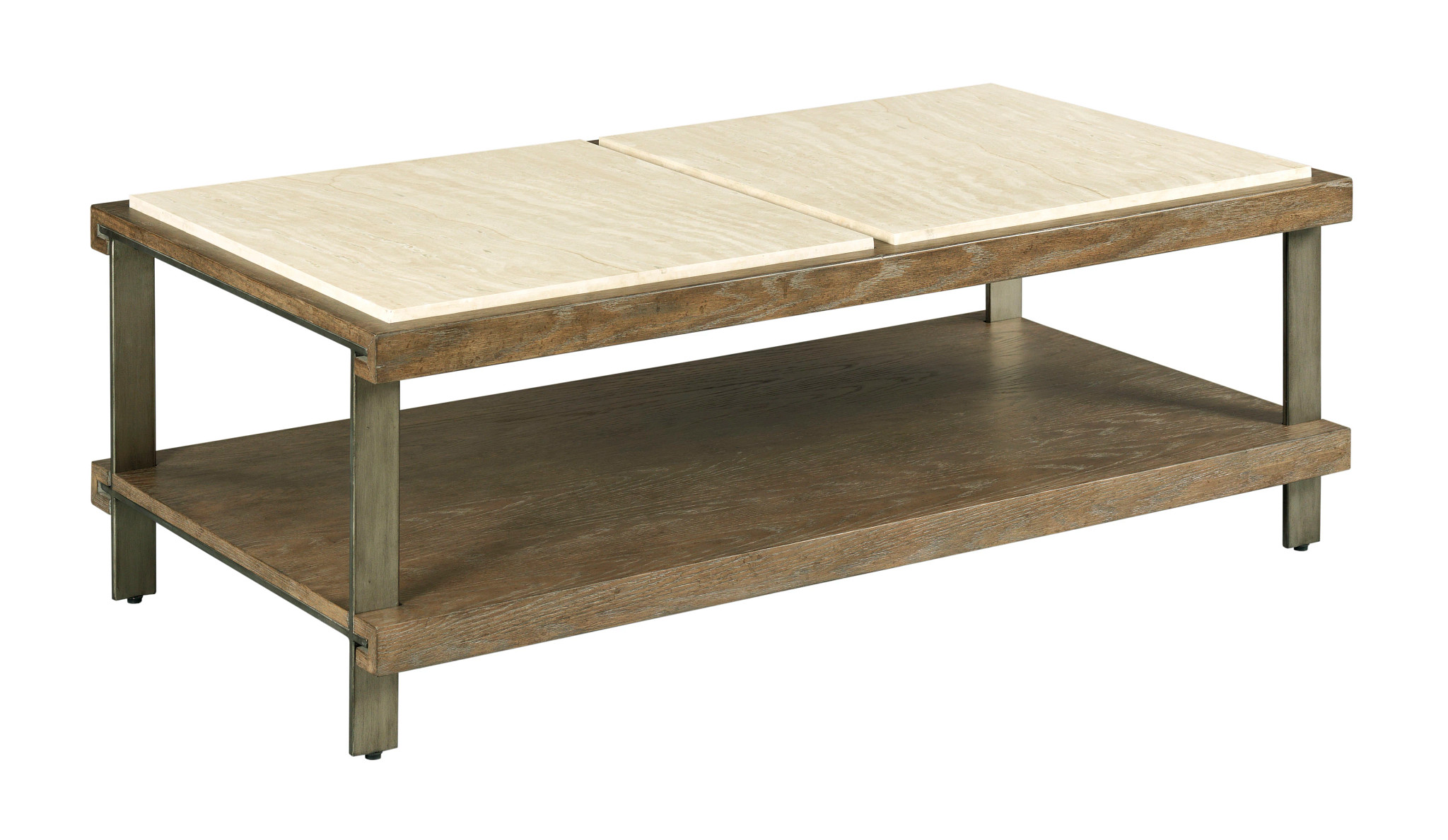 Hammary Amara Taupe Rectangular Coffee Table
