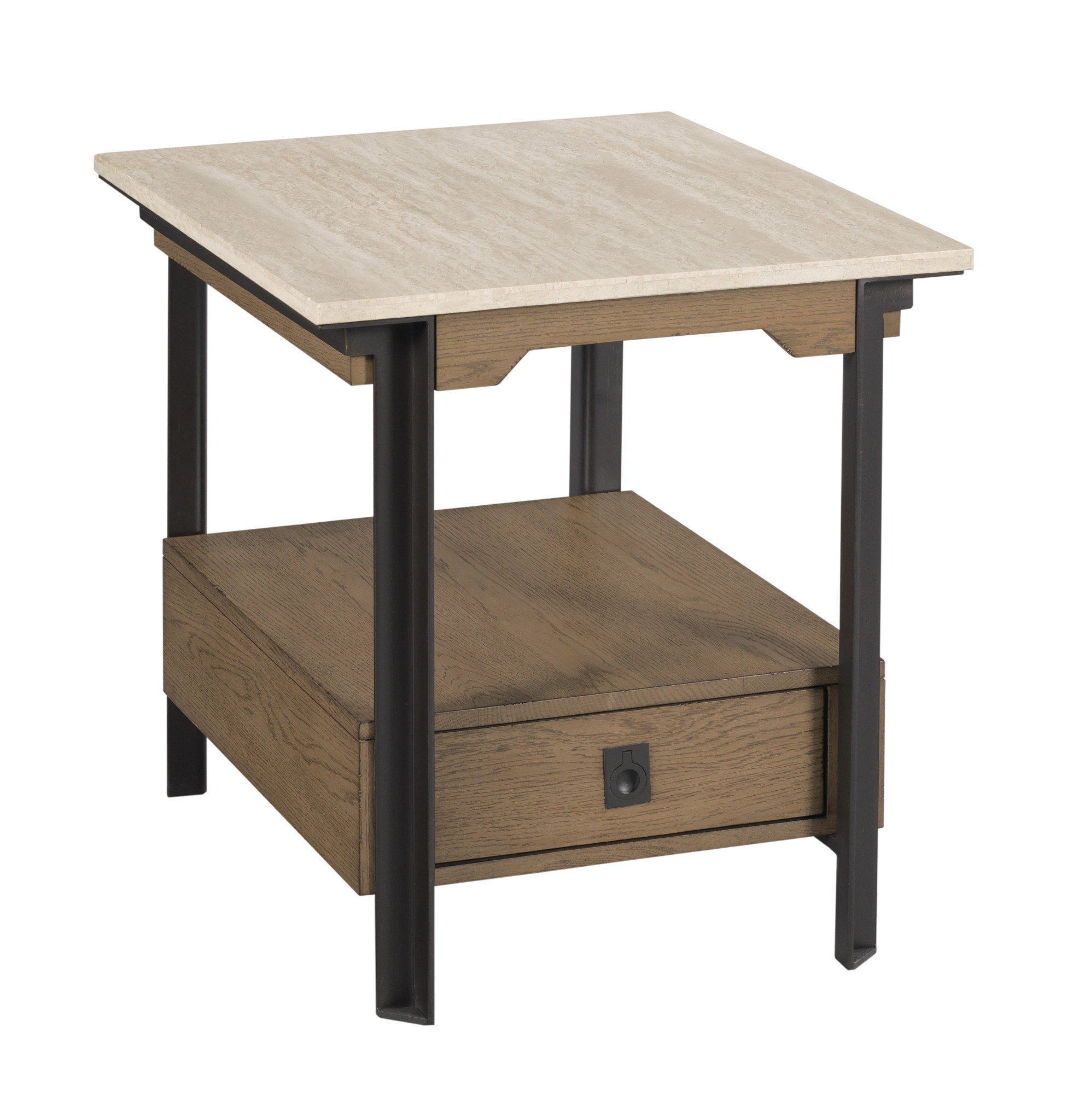 Hammary Topaz Hamilton Amber Rectangular End Table