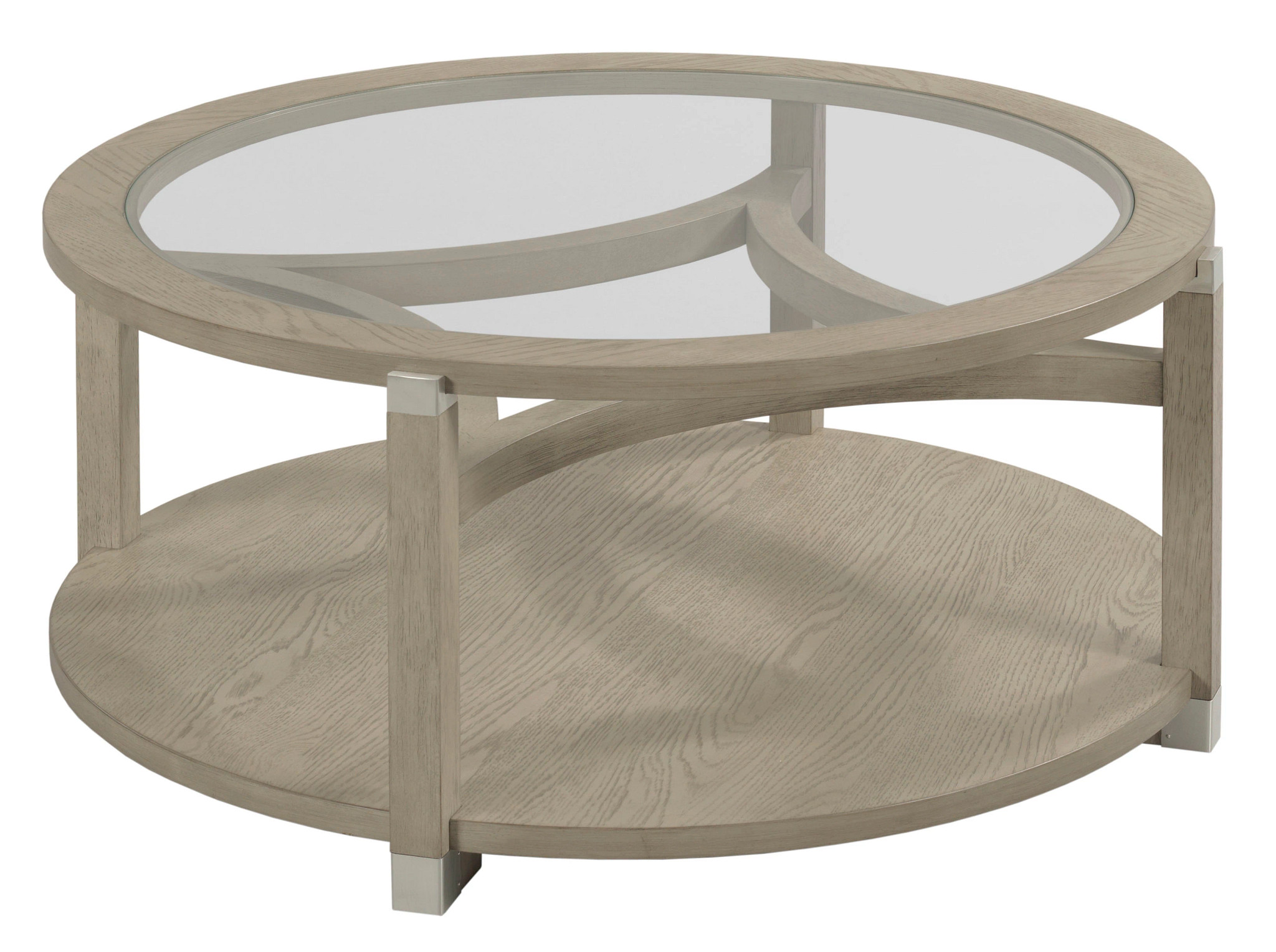 Hammary Solstice Soft Beige Round Coffee Table