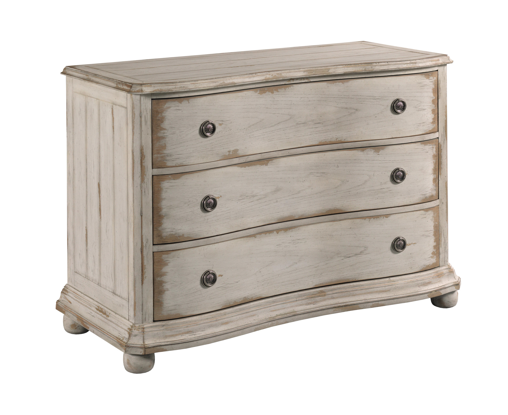 Hammary Hidden Treasures White Beloved Bowfront Chest