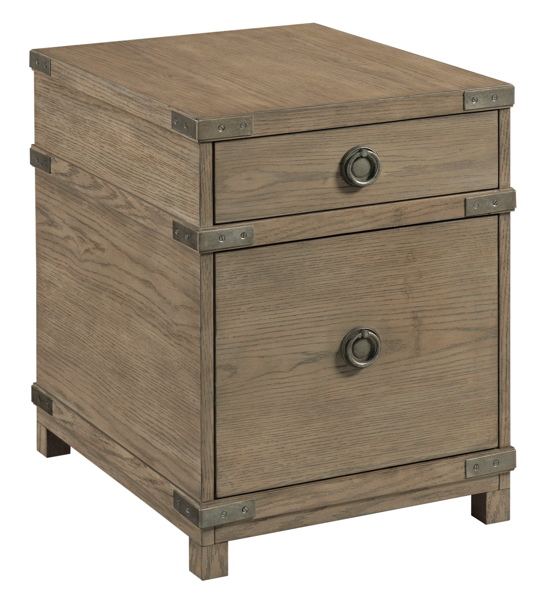 Hammary Crawford Honey Trunk Chairside Table