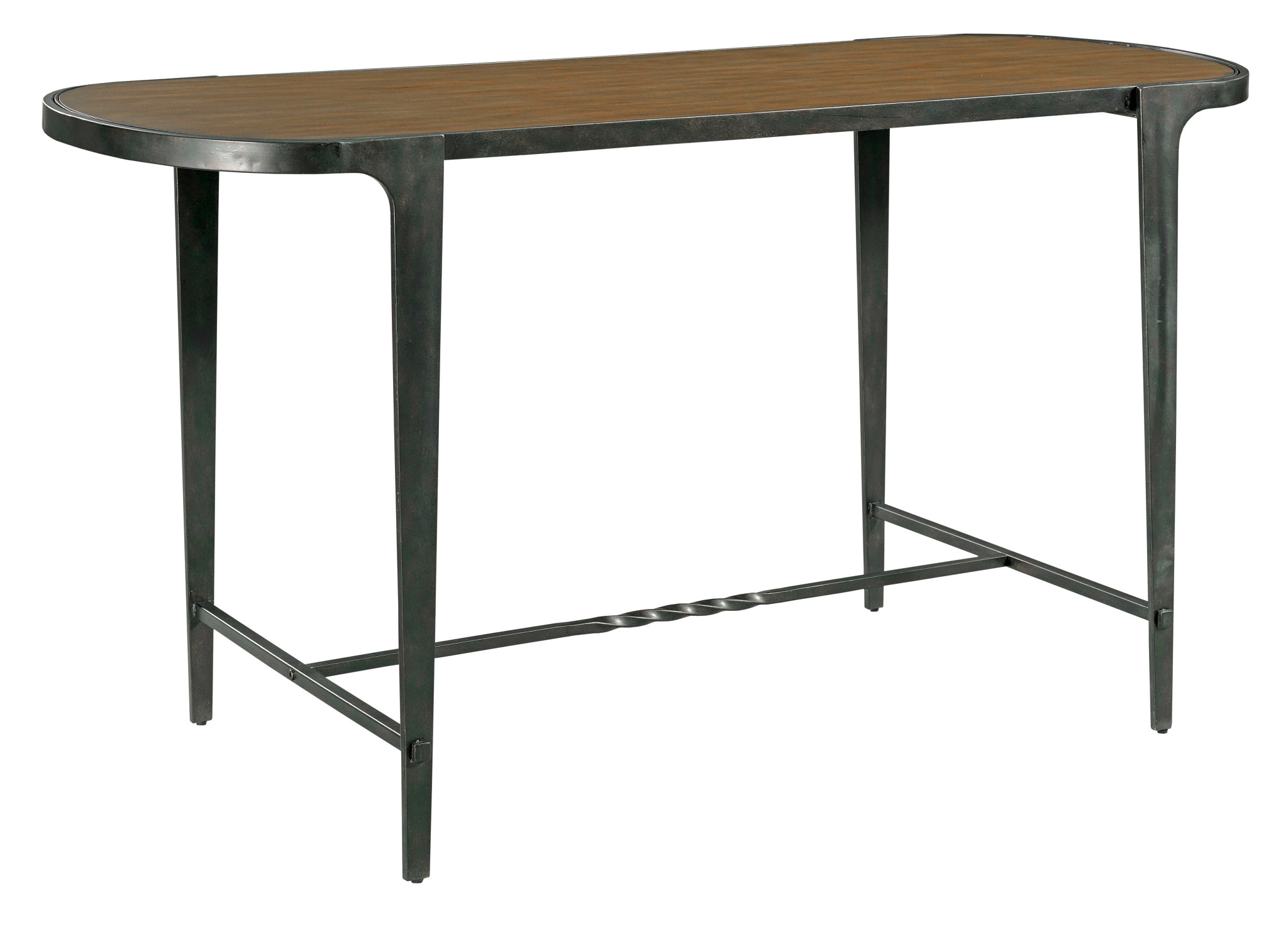 Hammary Olmsted Rustic Oak Oval Counter Table
