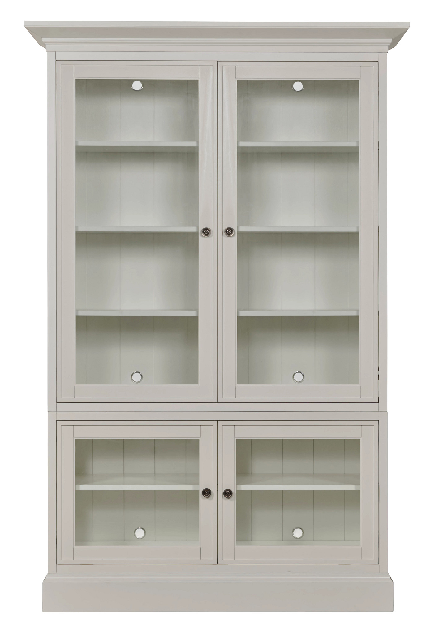 Hammary Structures White Double Display Cabinet HAM-267-200R