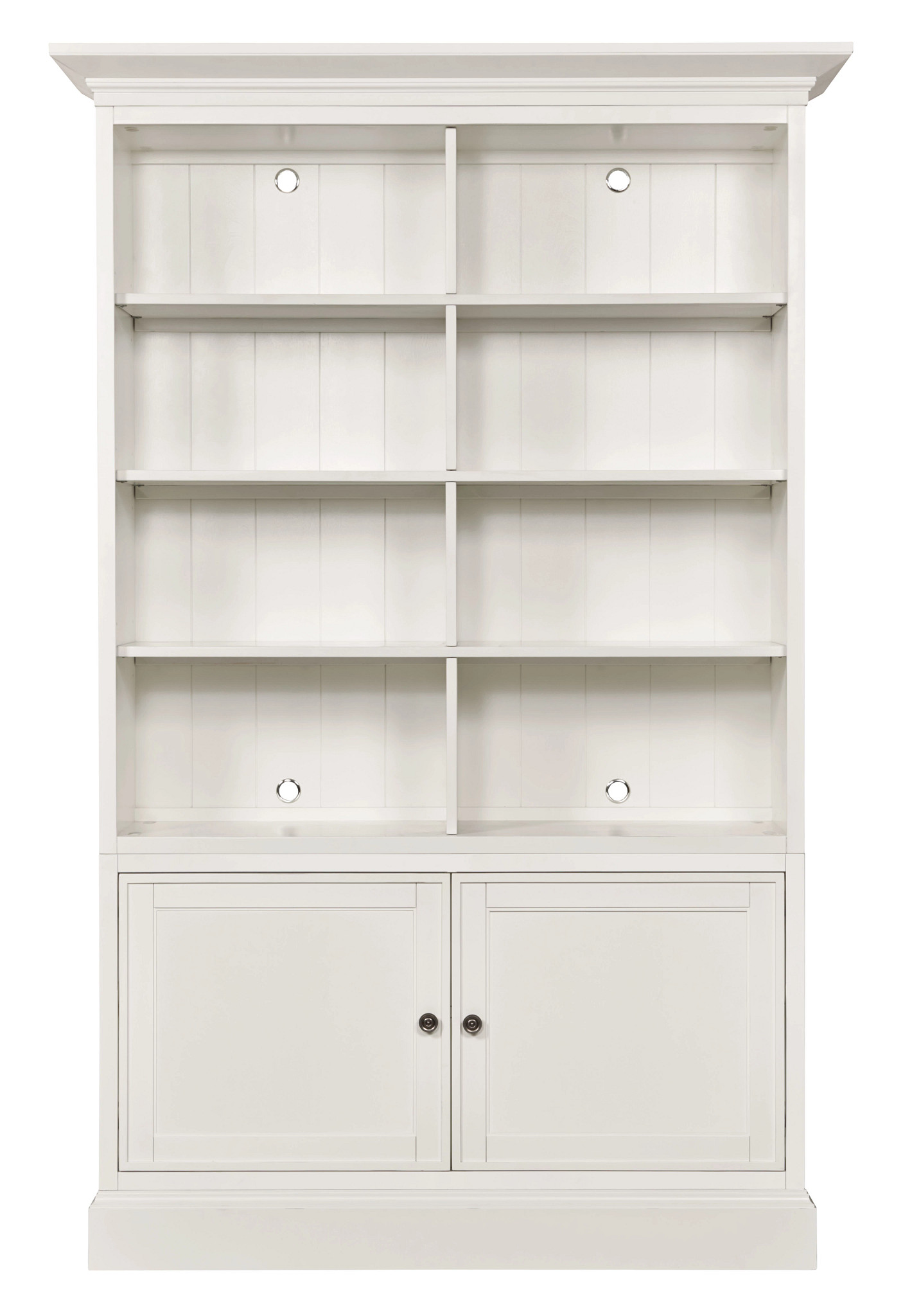 Hammary Structures White Double Door Bookcase HAM-267-201R
