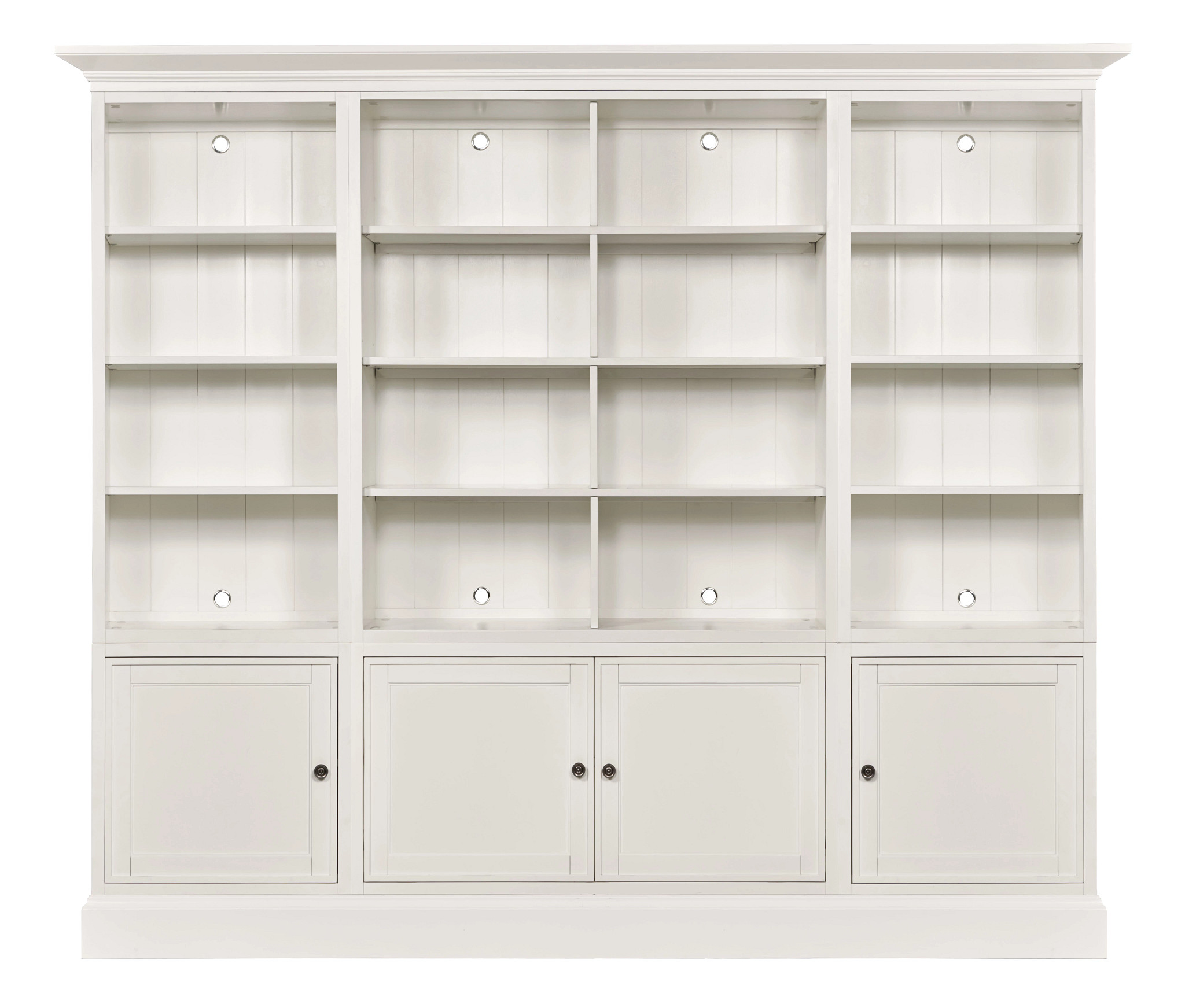 Hammary Structures White Quad Display Bookcase