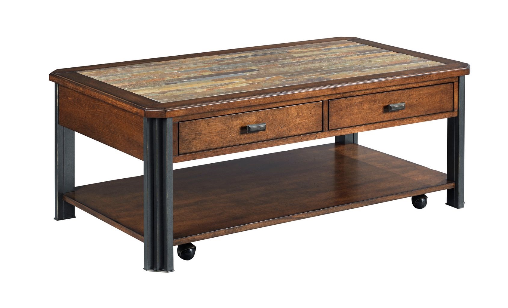 RECTANGULAR DRAWER COCKTAIL TABLE