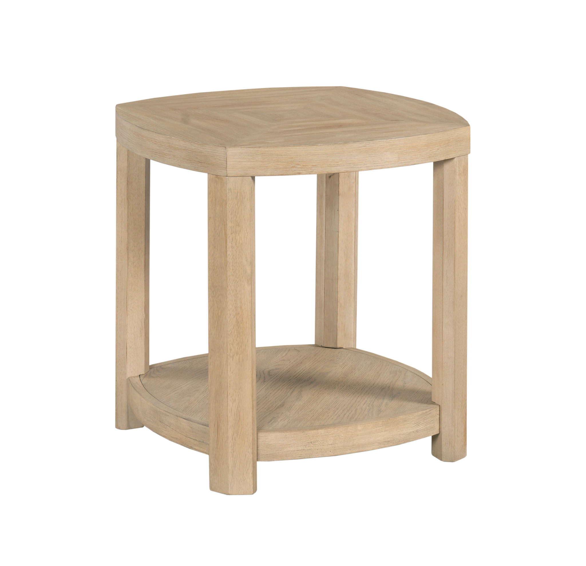 Hammary Hidden Treasures Natural Partner Concave End Table
