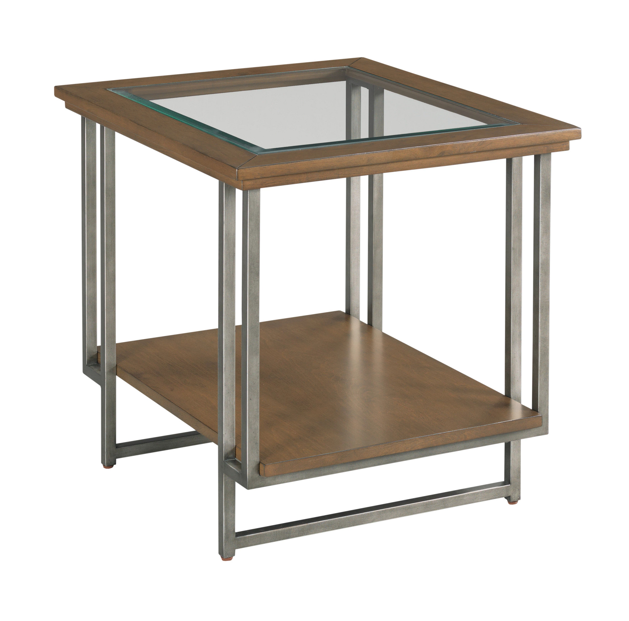 Hammary Ingrid Dark Stain Rectangular End Table