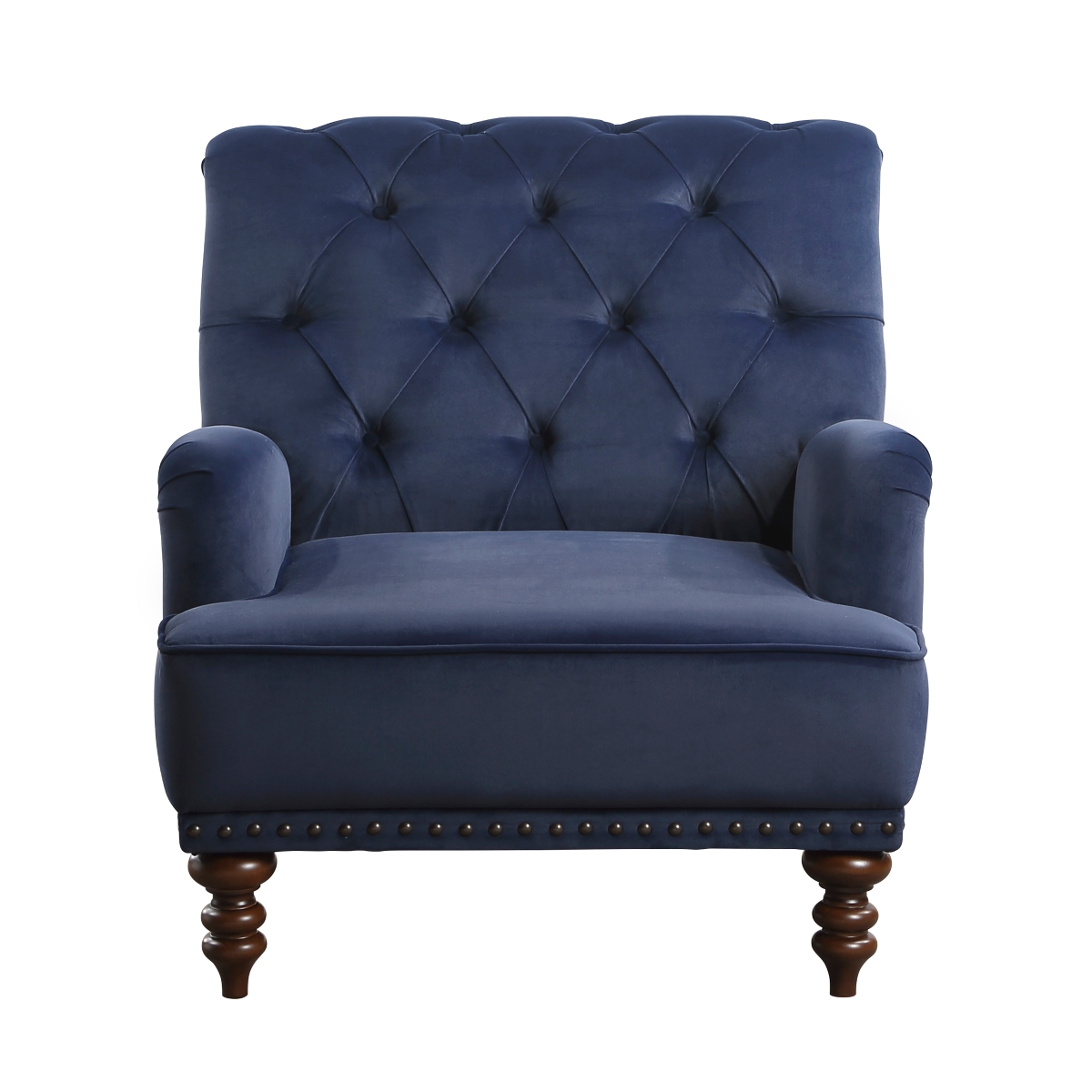 Home Elegance Holland Park Dark Blue Accent Chair