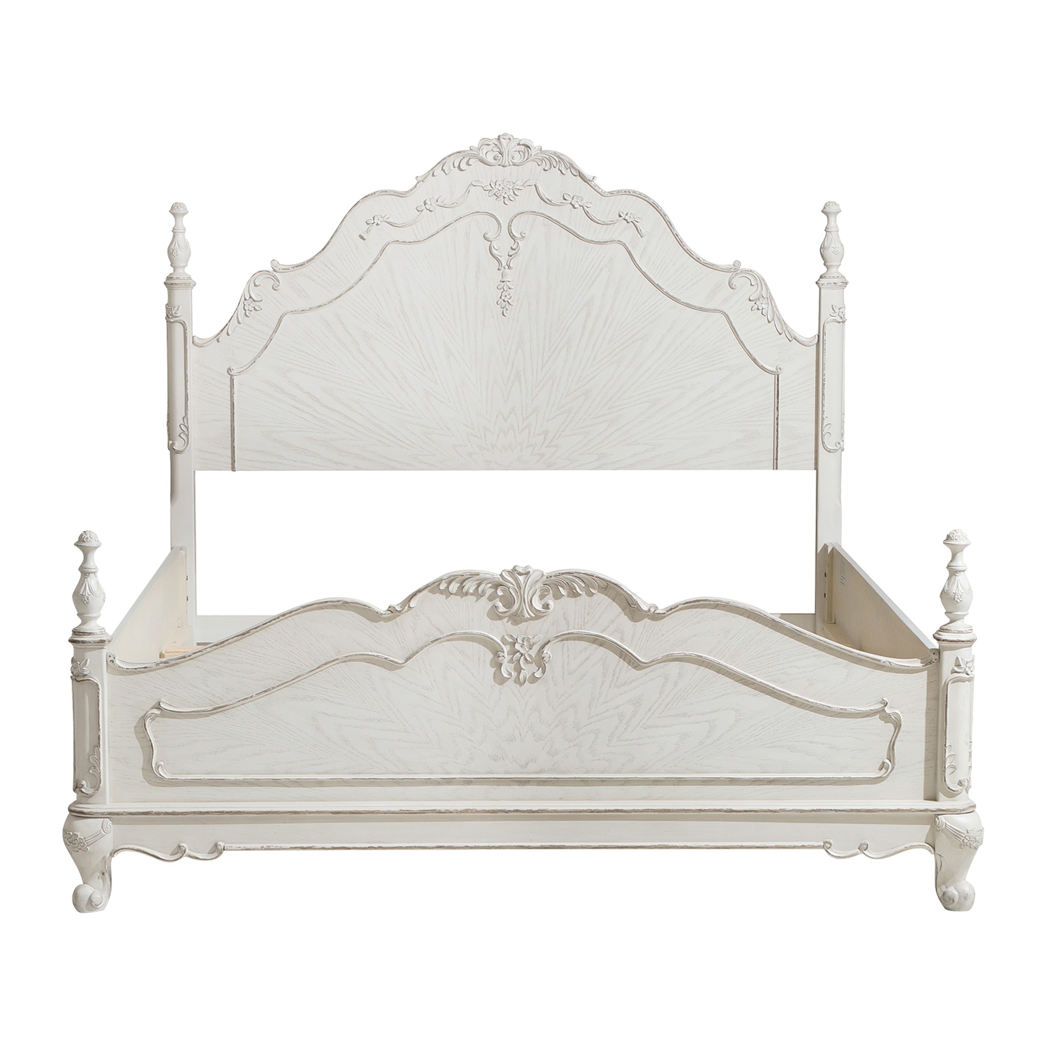 Home Elegance Cinderella Gray White Full Bed