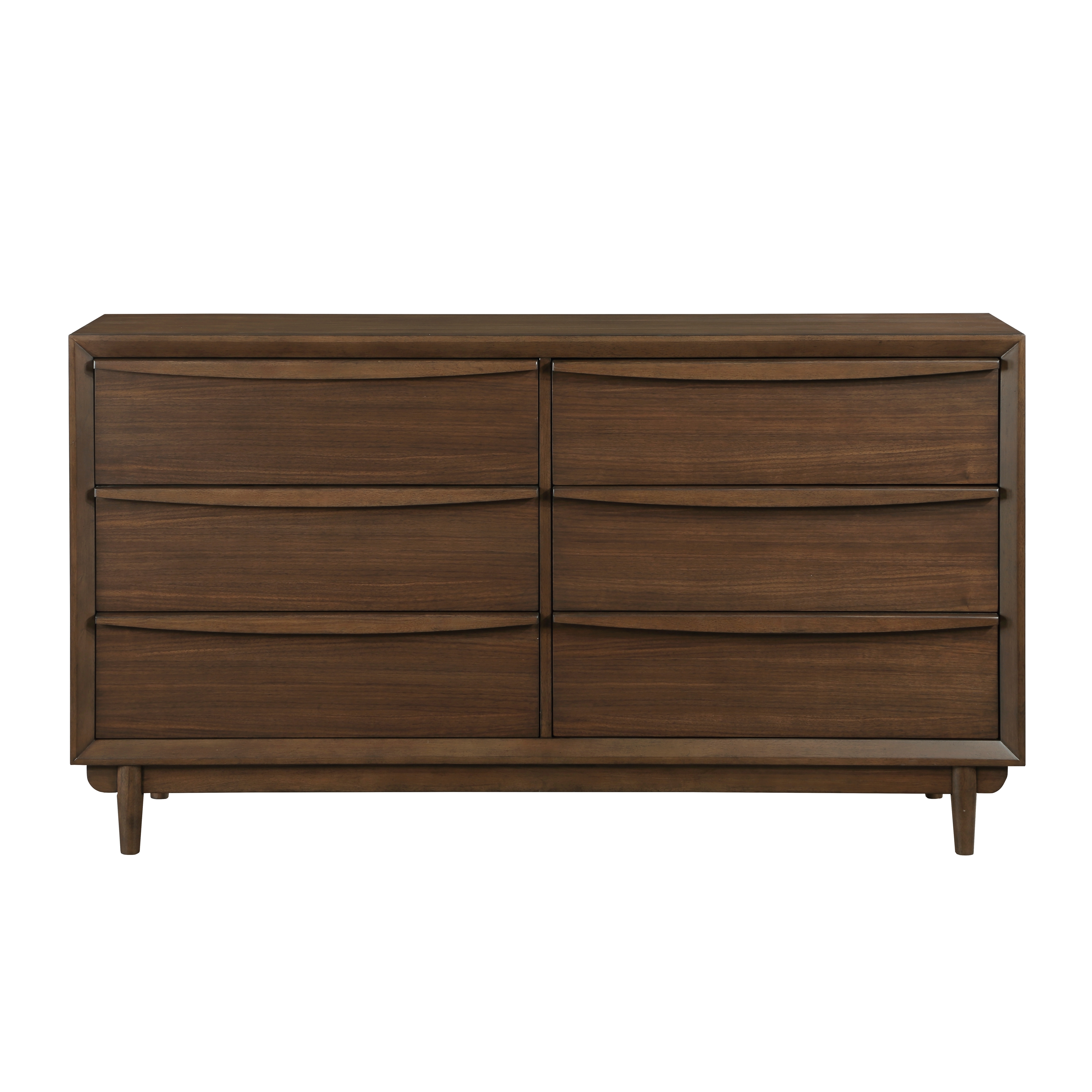 Home Elegance Astrid Brown Walnut Dresser