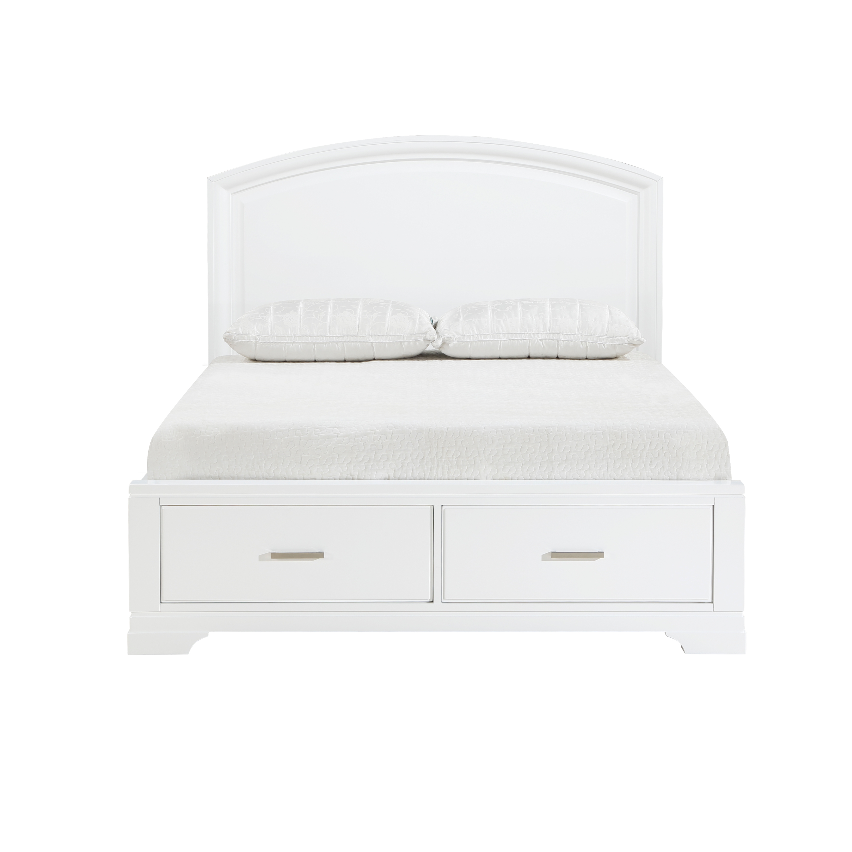 (3) Eastern King Platform Bed with Footboard Storage