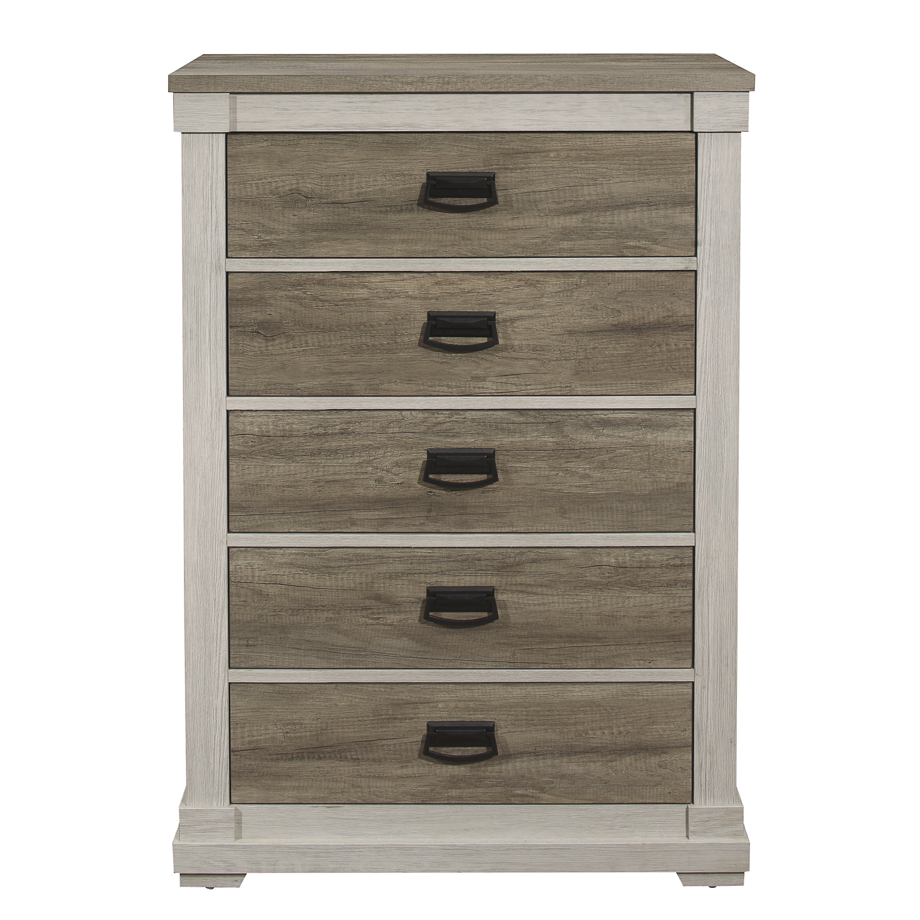 Home Elegance Arcadia Gray White Chest