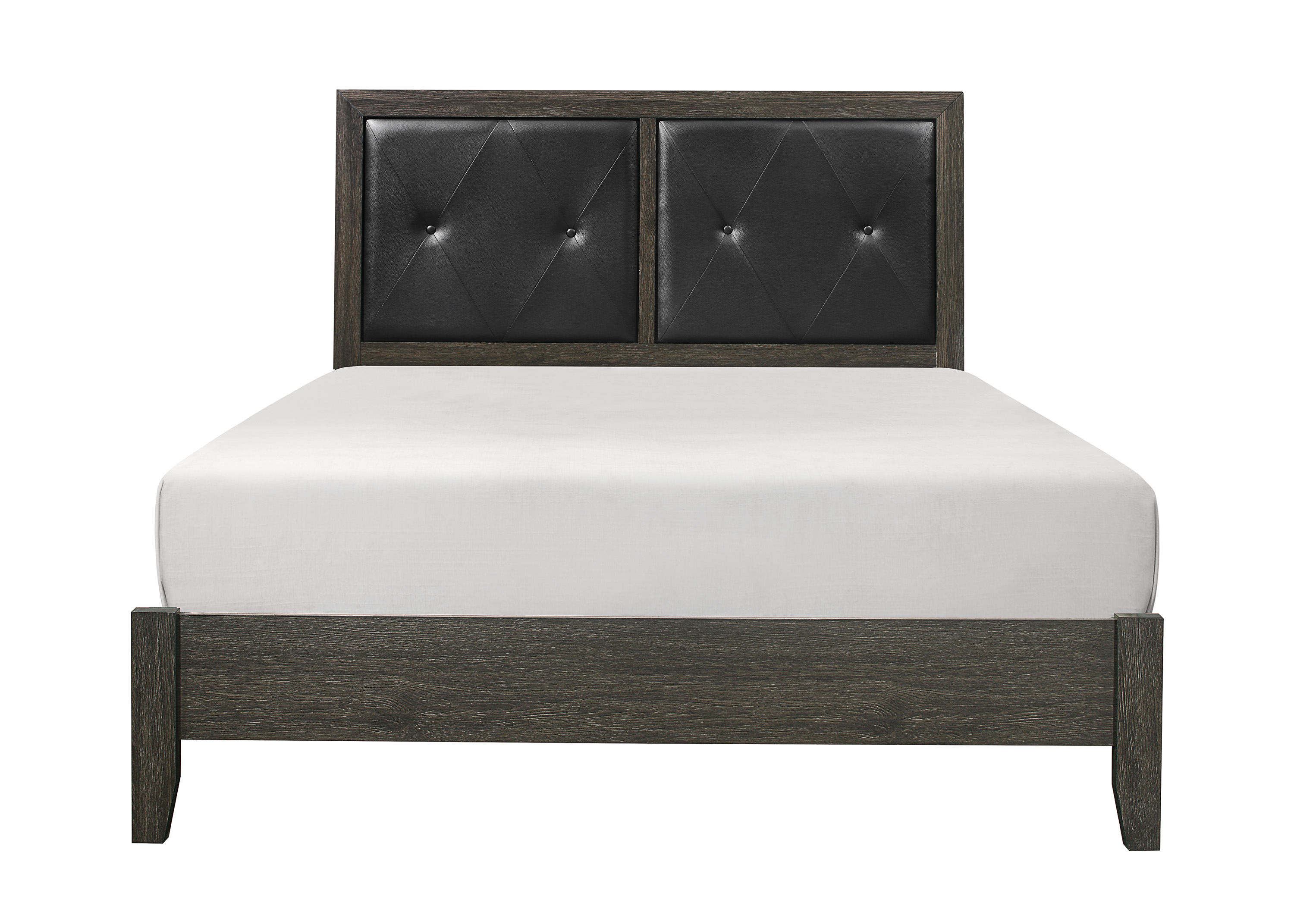 Home Elegance Edina Brown Gray King Bed