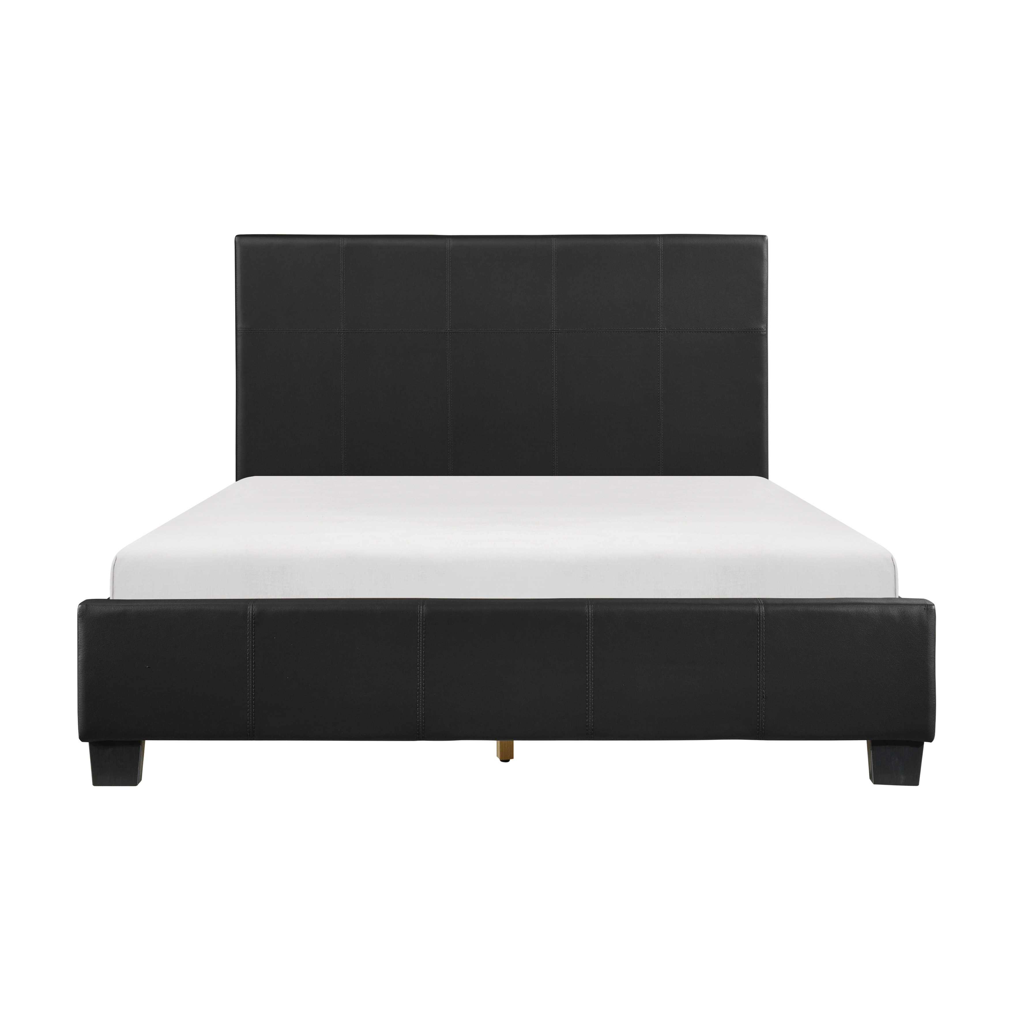 Home Elegance Lorenzi Black Queen Platform Bed HE-2220-1 Home Elegance Lorenzi Black Queen Platform Bed HE-2220-1