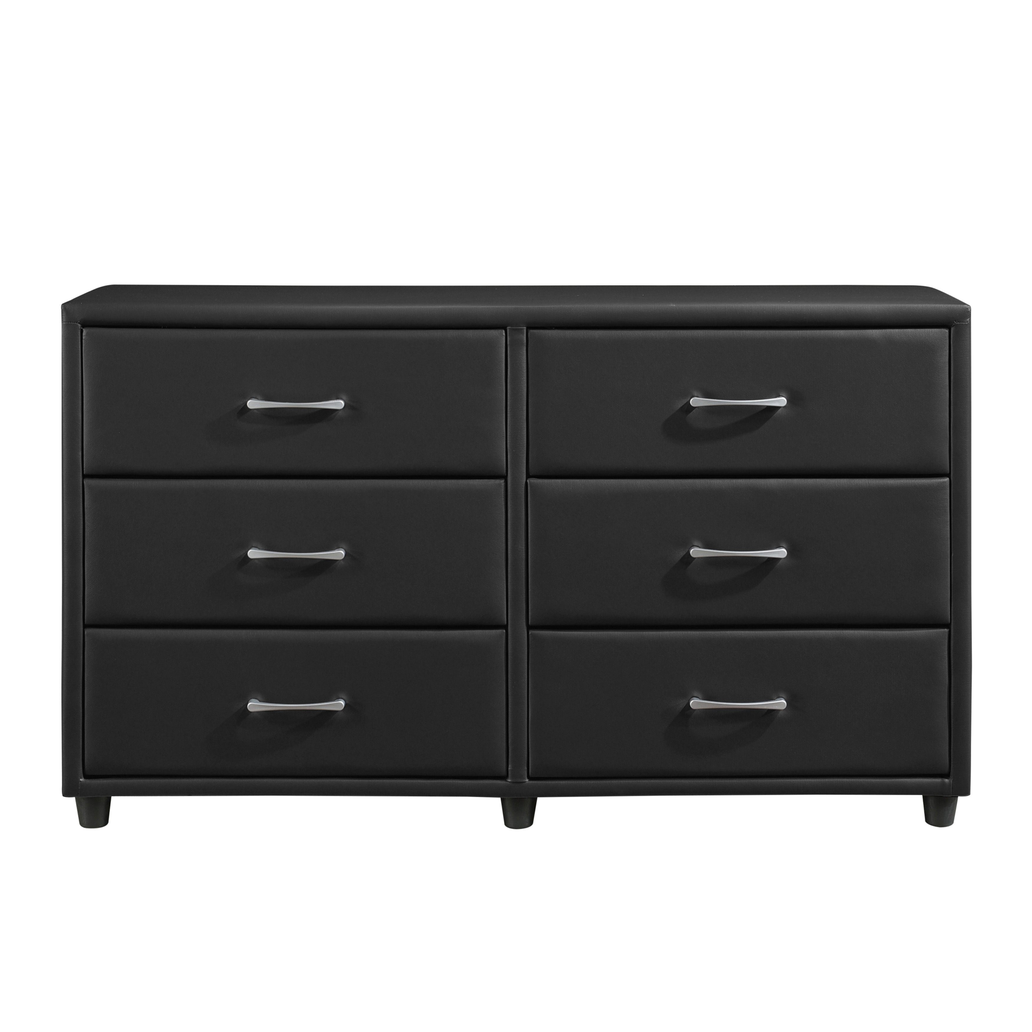 Home Elegance Lorenzi Black Dresser HE-2220-5 Home Elegance Lorenzi Black Dresser HE-2220-5