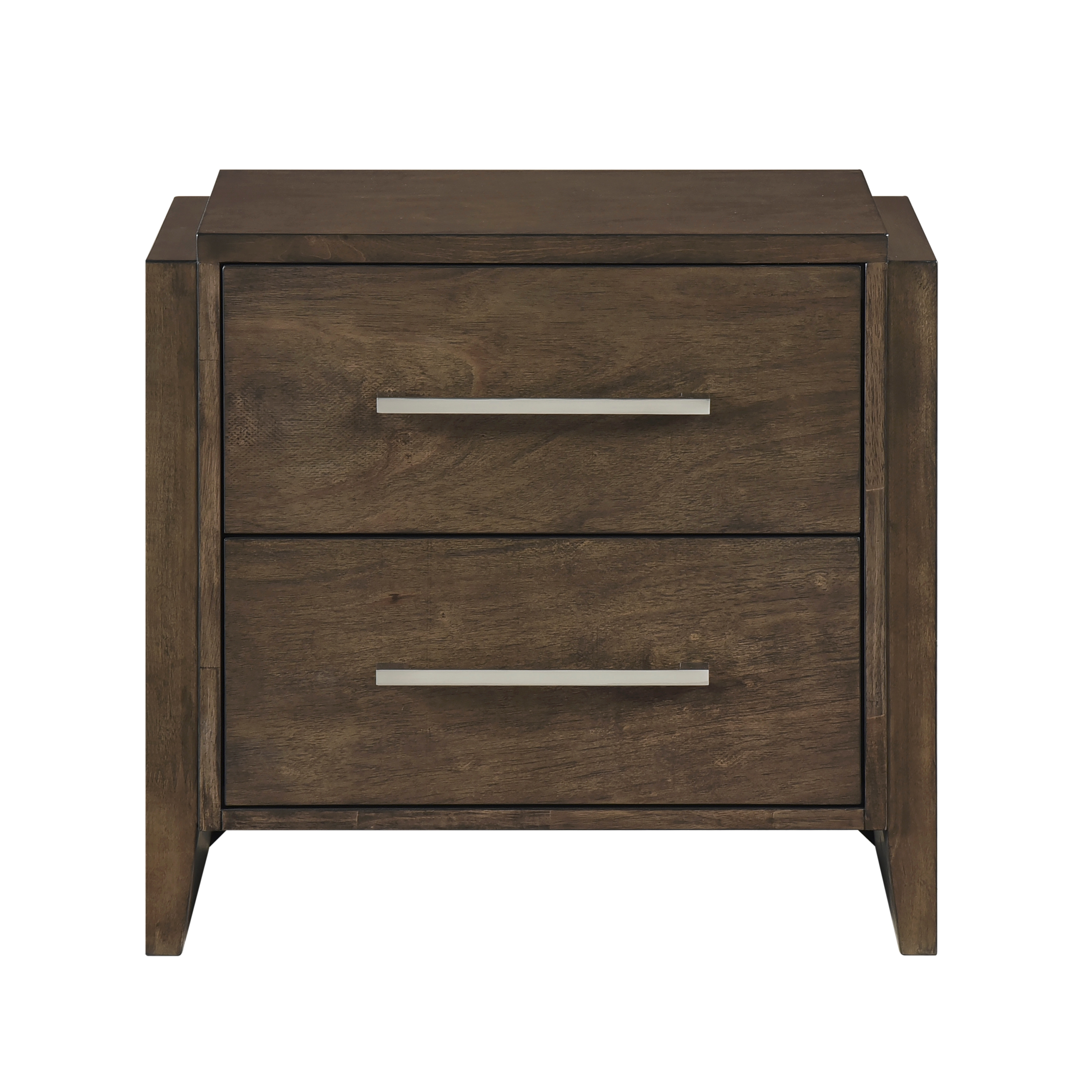 Home Elegance Emmett Brown Walnut Night Stand